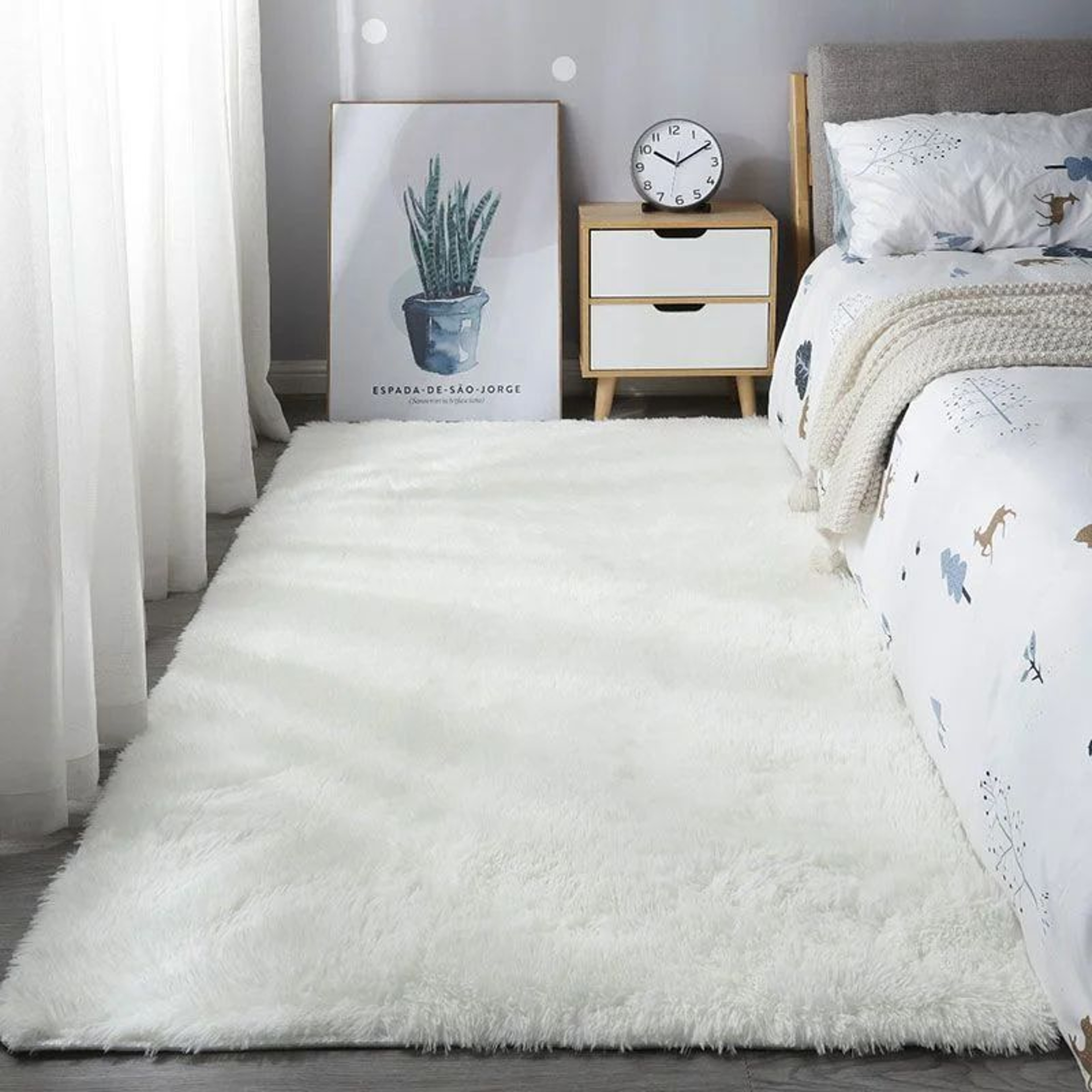 Soft Shaggy Non Slip Area Rug 1