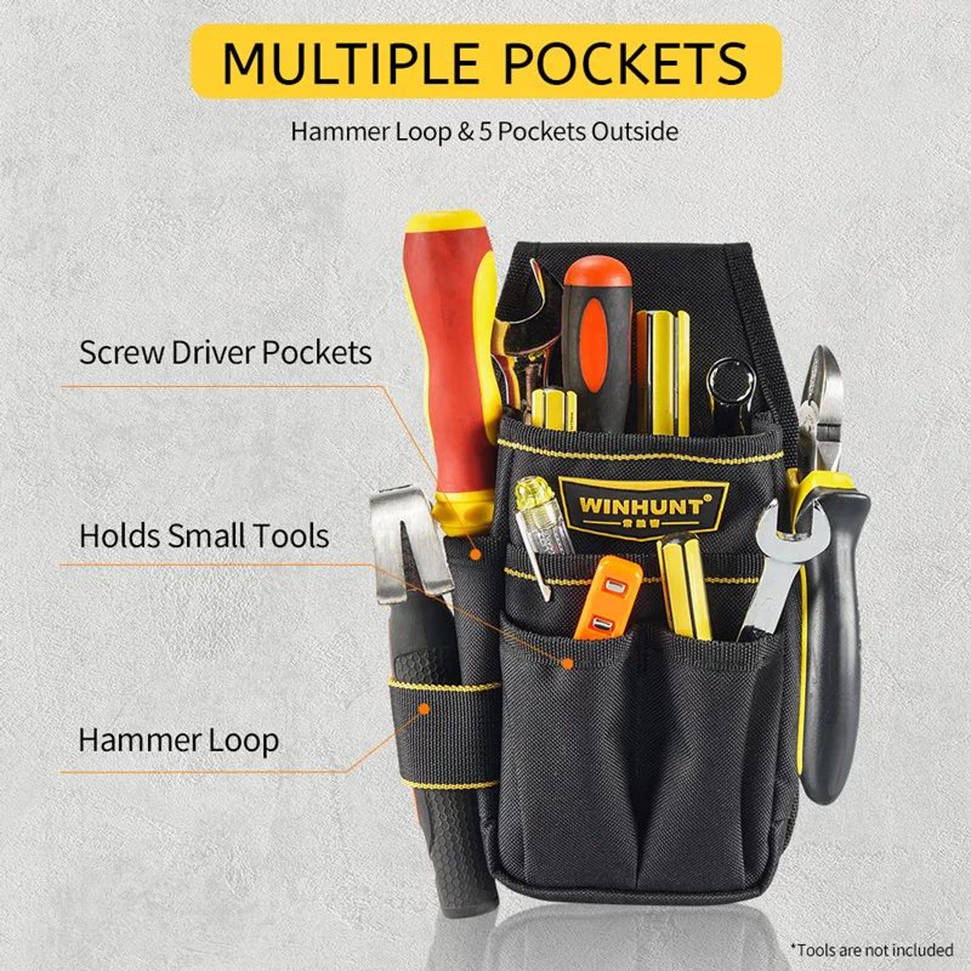 Mini Tool Belt Pouch With Belt Clip 4