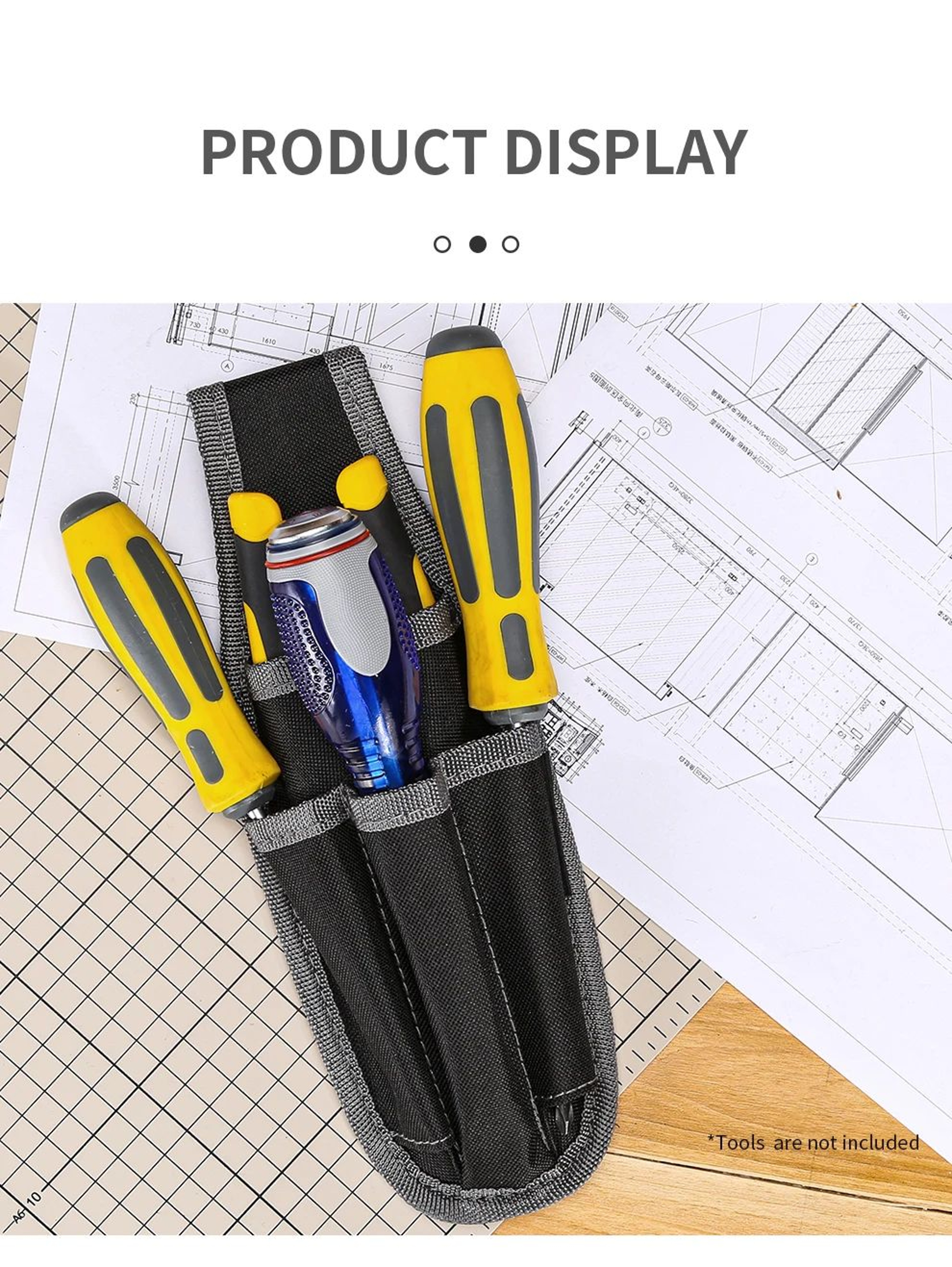 Durable Electrician Tool Pouch For Pliers Screwdrivers And Hand Tools 6