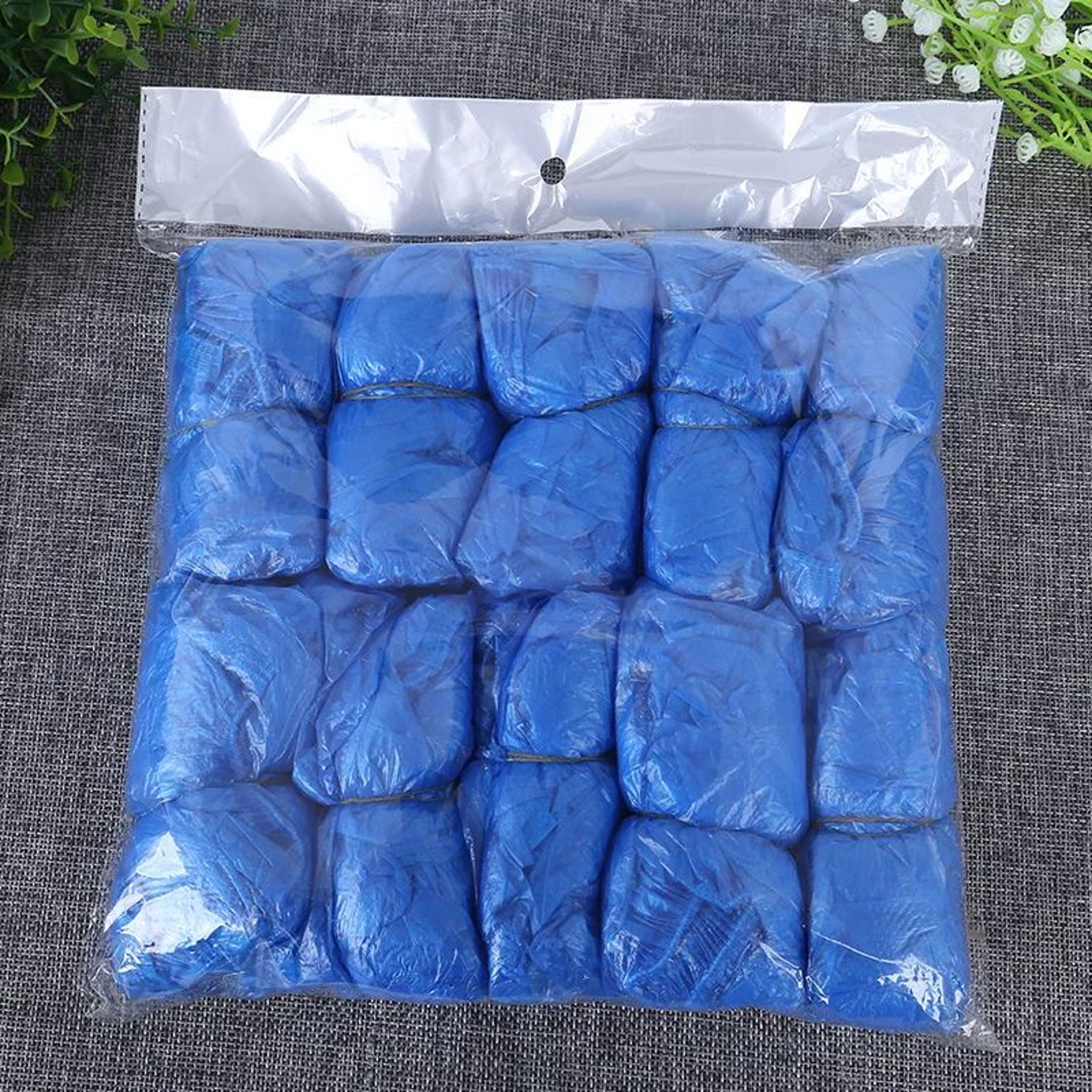 Disposable Waterproof Non Slip PE Shoe Covers 9