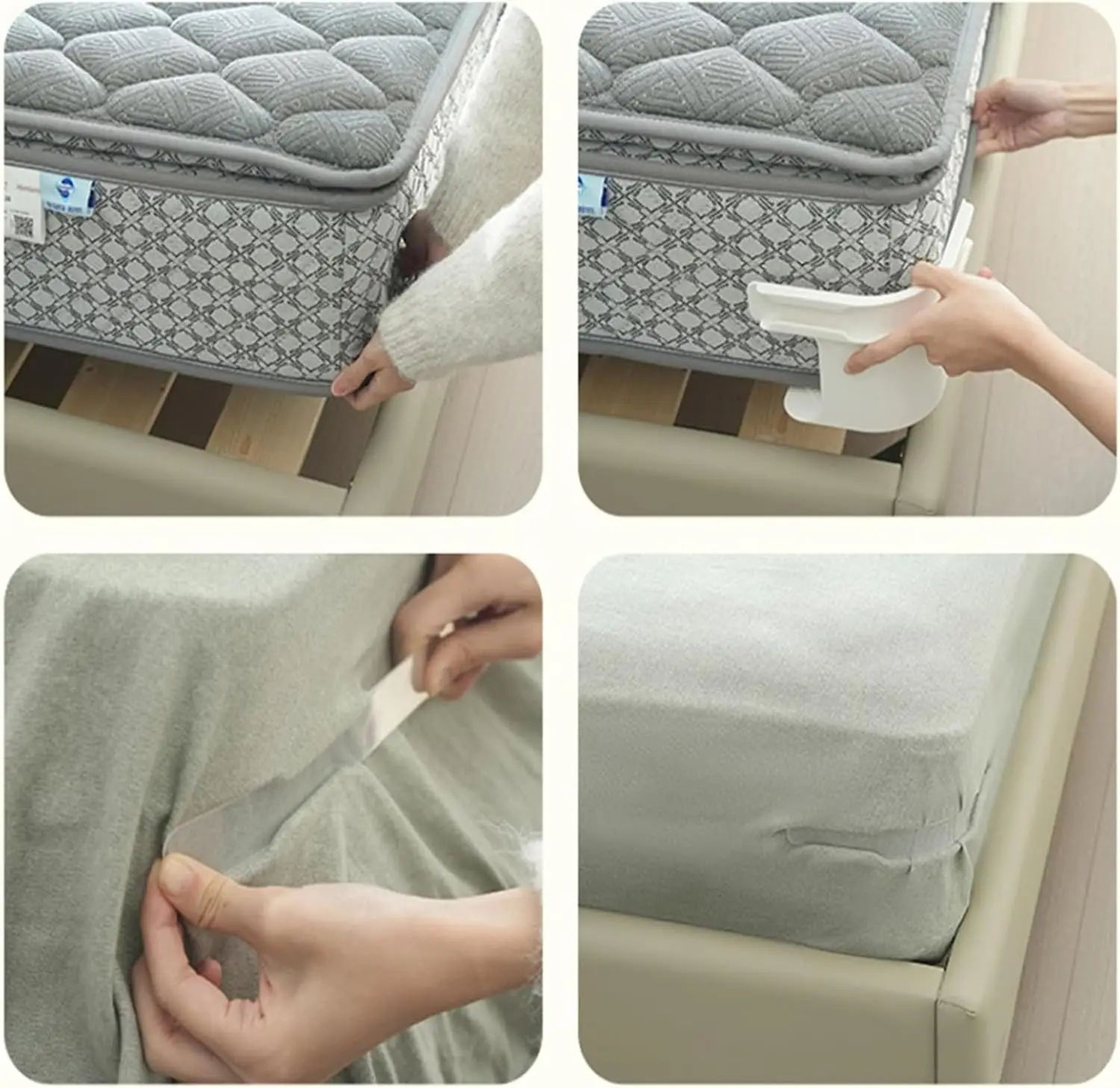 Invisible Bed Sheet Fixing Clips Non Slip Bedding Fasteners 10