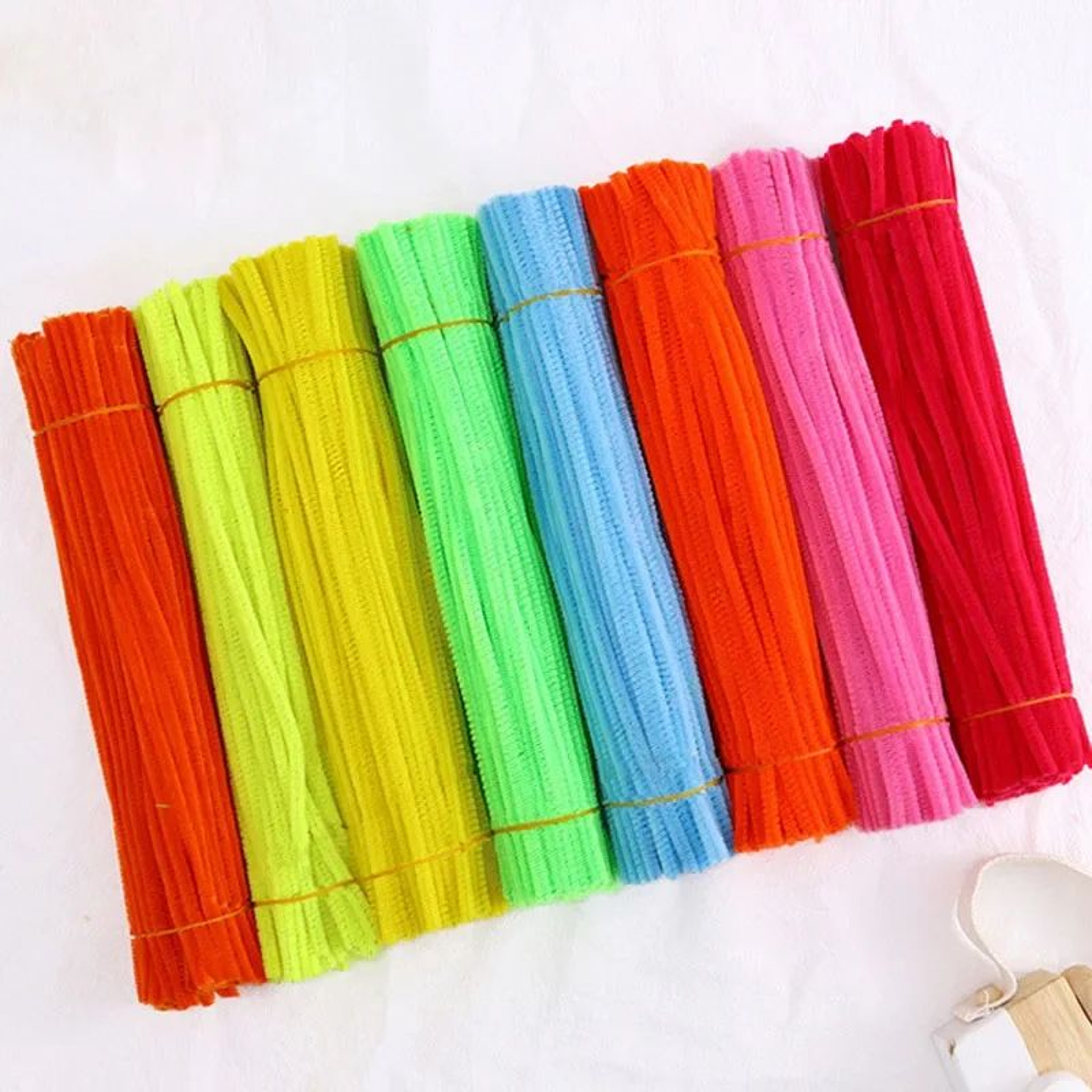 Colorful Chenille Stems Pipe Cleaners For Kids DIY Crafts 9