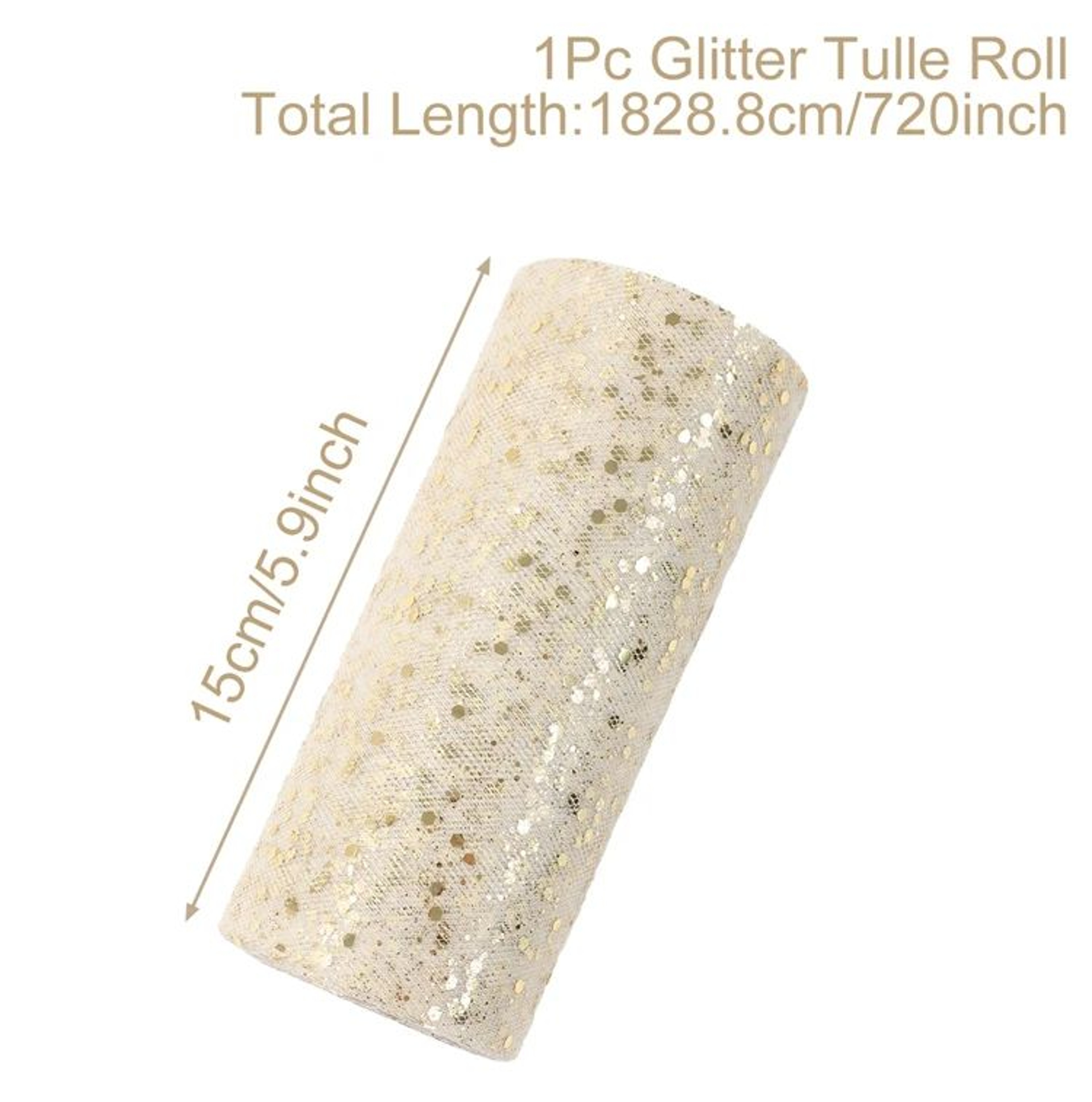 Laser Sequin Organza Tulle Roll For Wedding And Party Decor 16