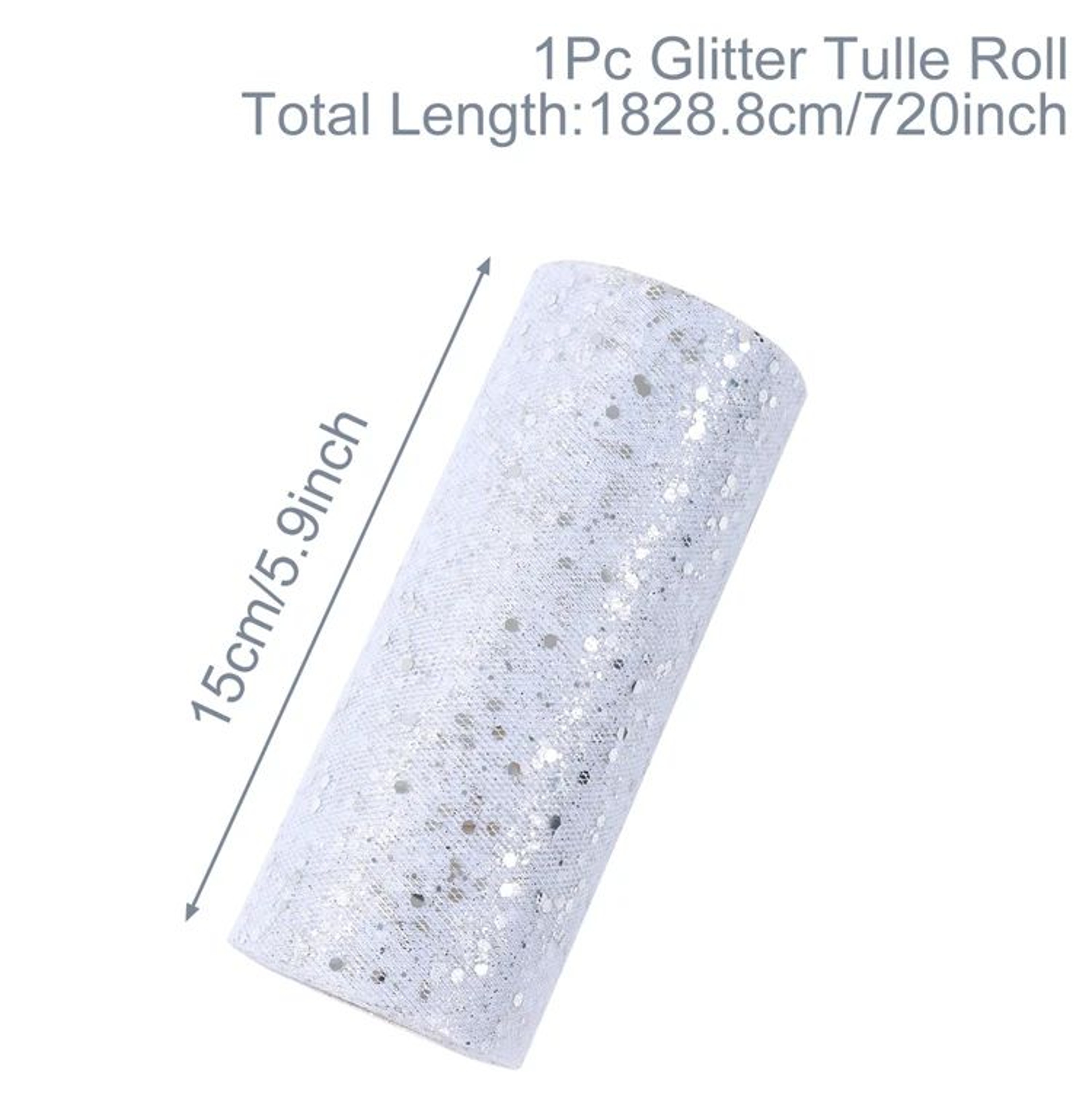 Laser Sequin Organza Tulle Roll For Wedding And Party Decor 18