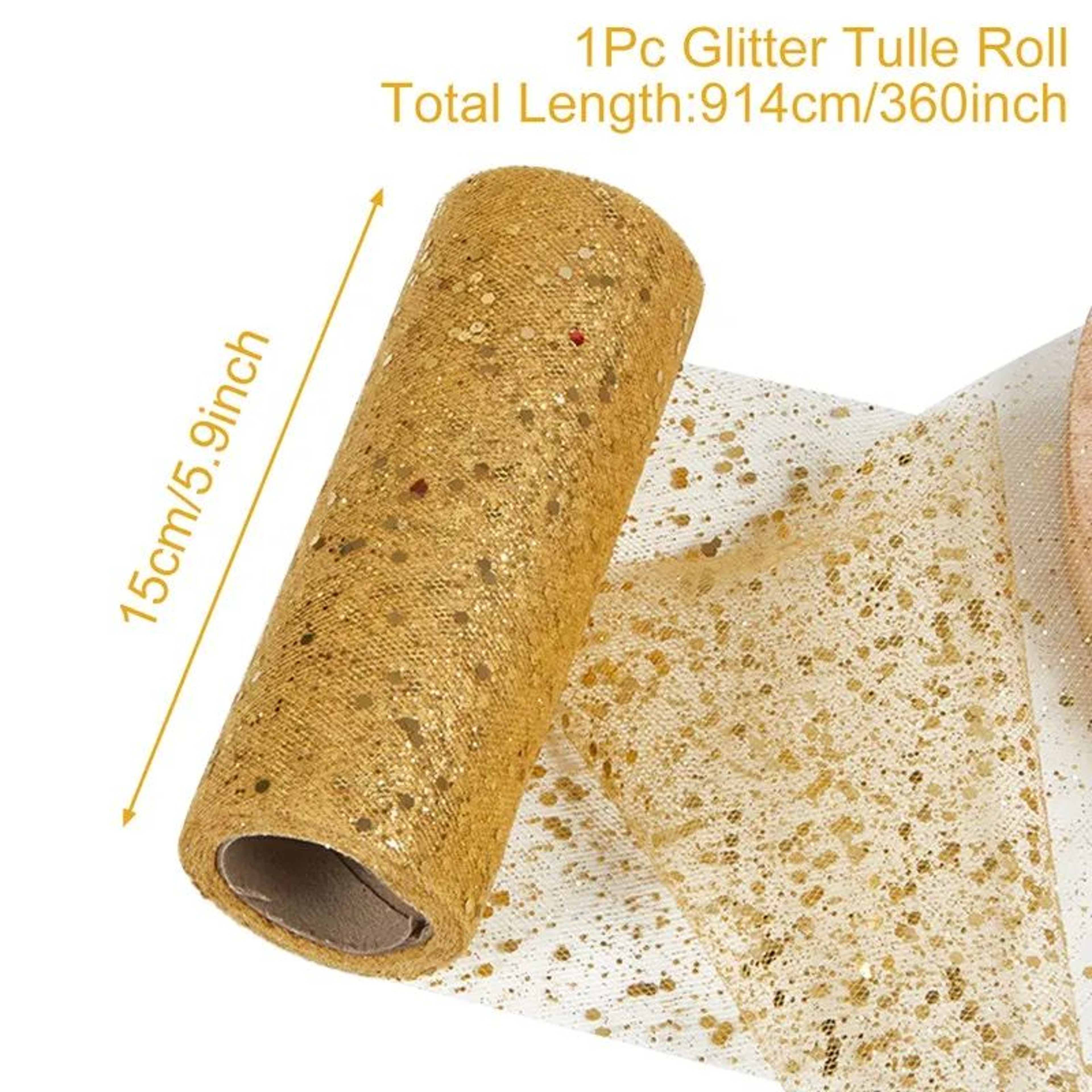 Laser Sequin Organza Tulle Roll For Wedding And Party Decor 9