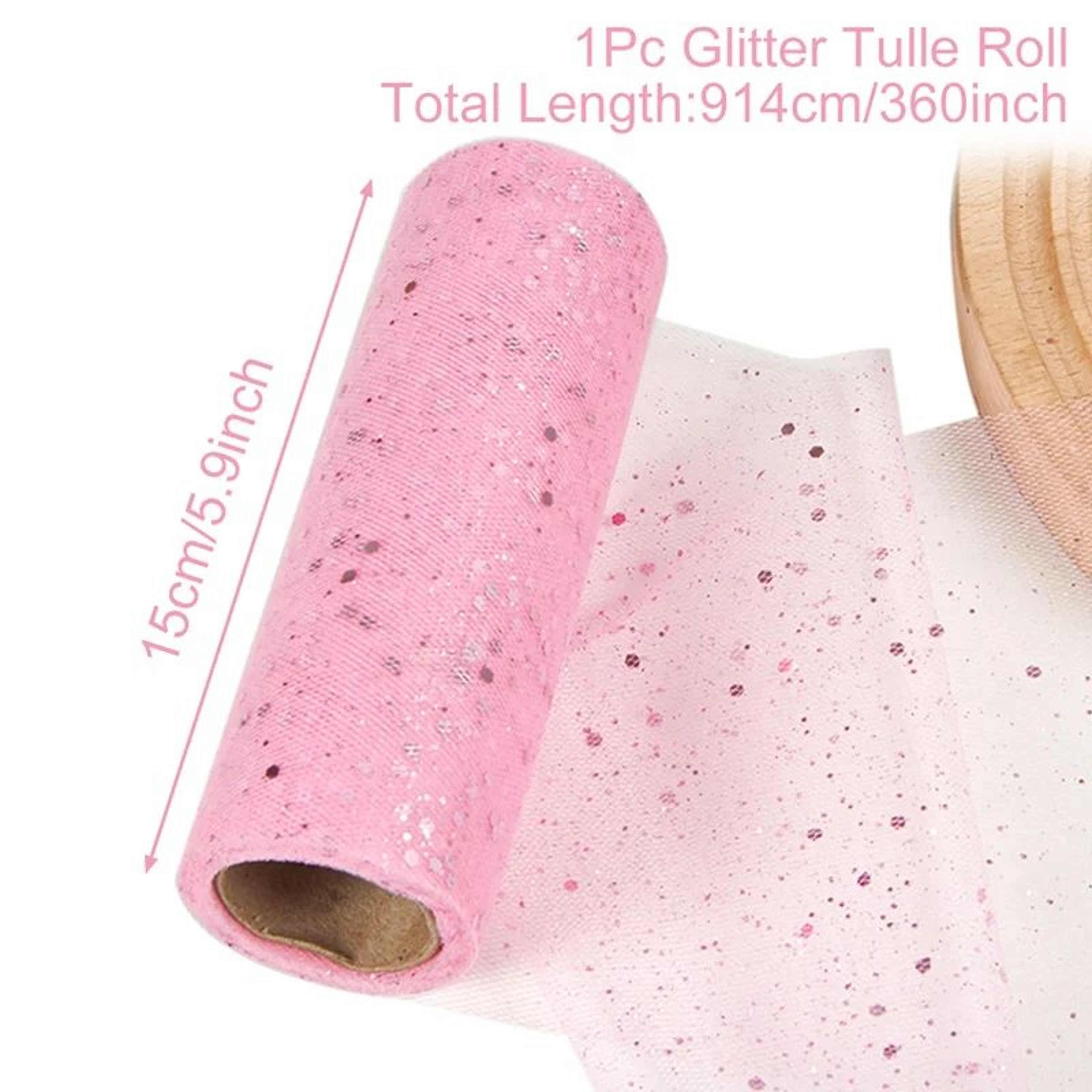 Laser Sequin Organza Tulle Roll For Wedding And Party Decor 11
