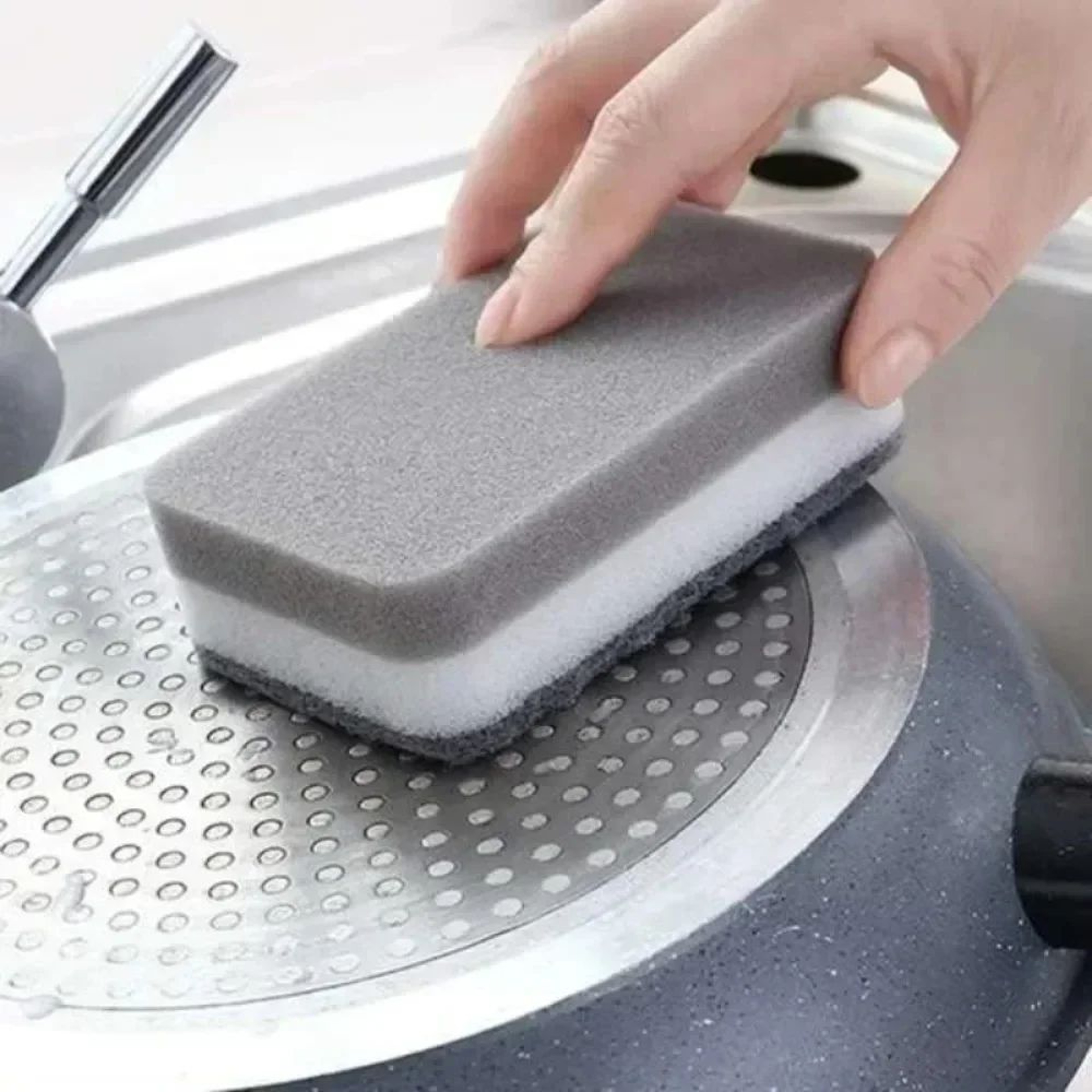 Magic Three Layer Reusable Kitchen Cleaning Sponges 4