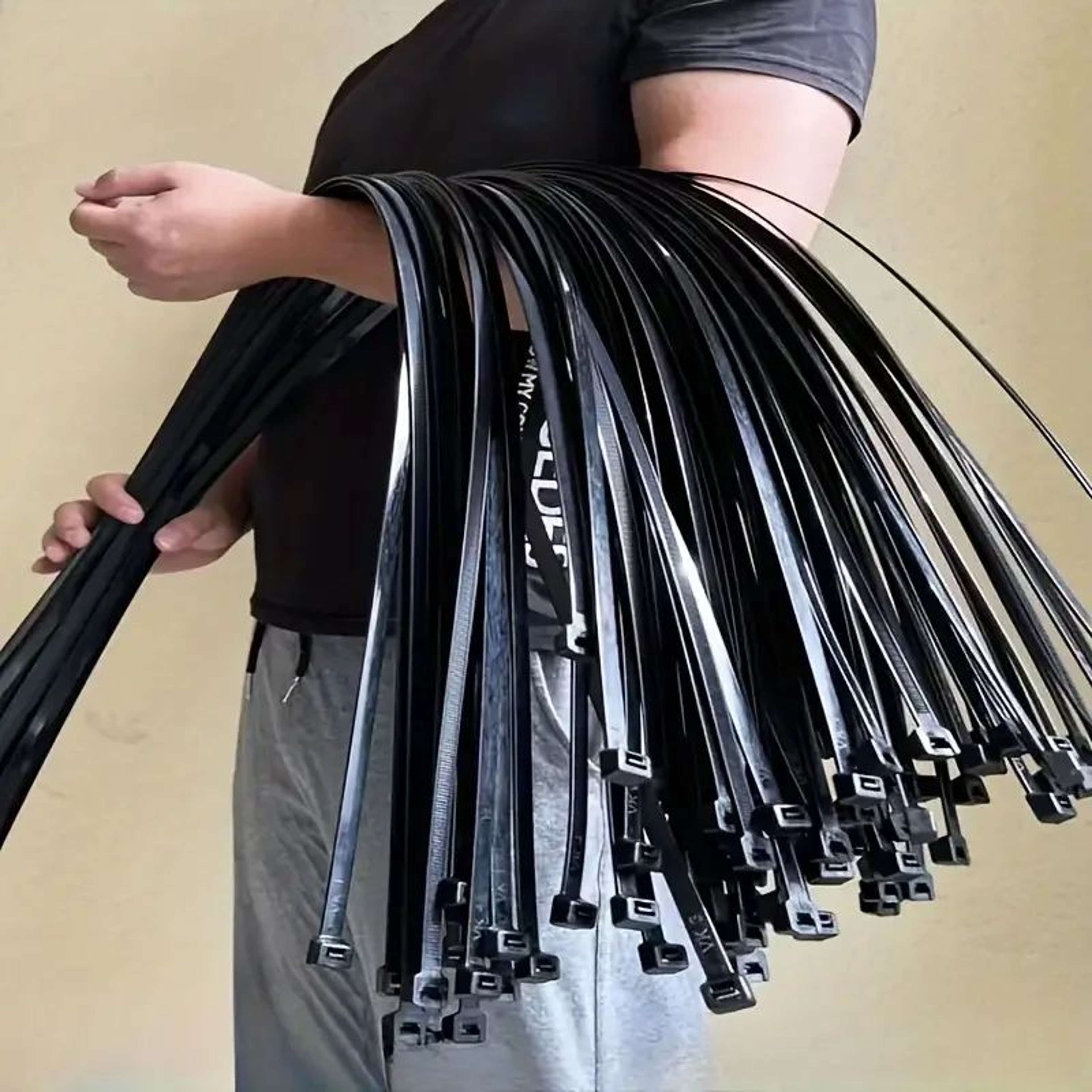 Self Locking Nylon Cable Zip Ties For Wire Organization 1