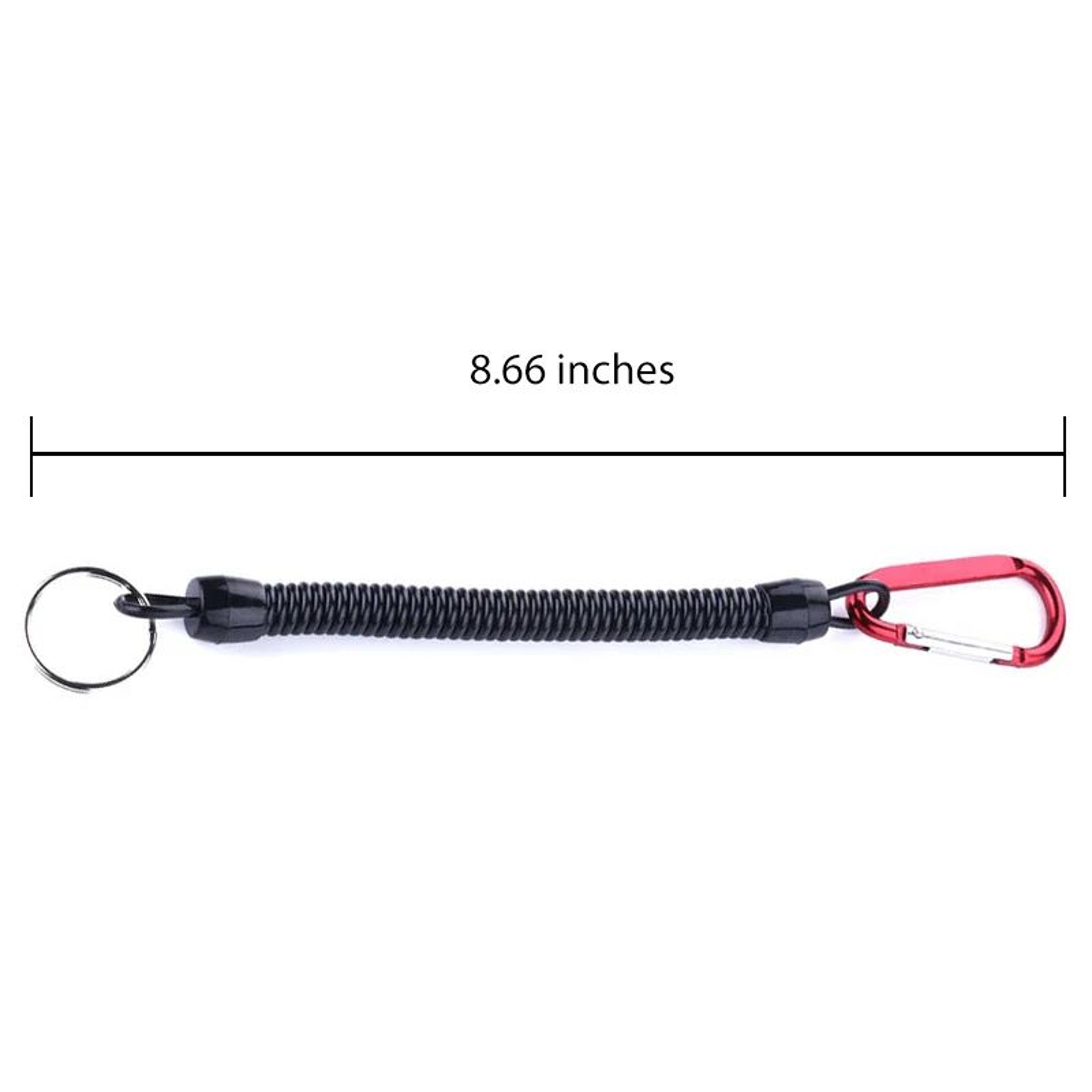 Retractable Fishing Lanyard With Carabiner 3 Pack 1