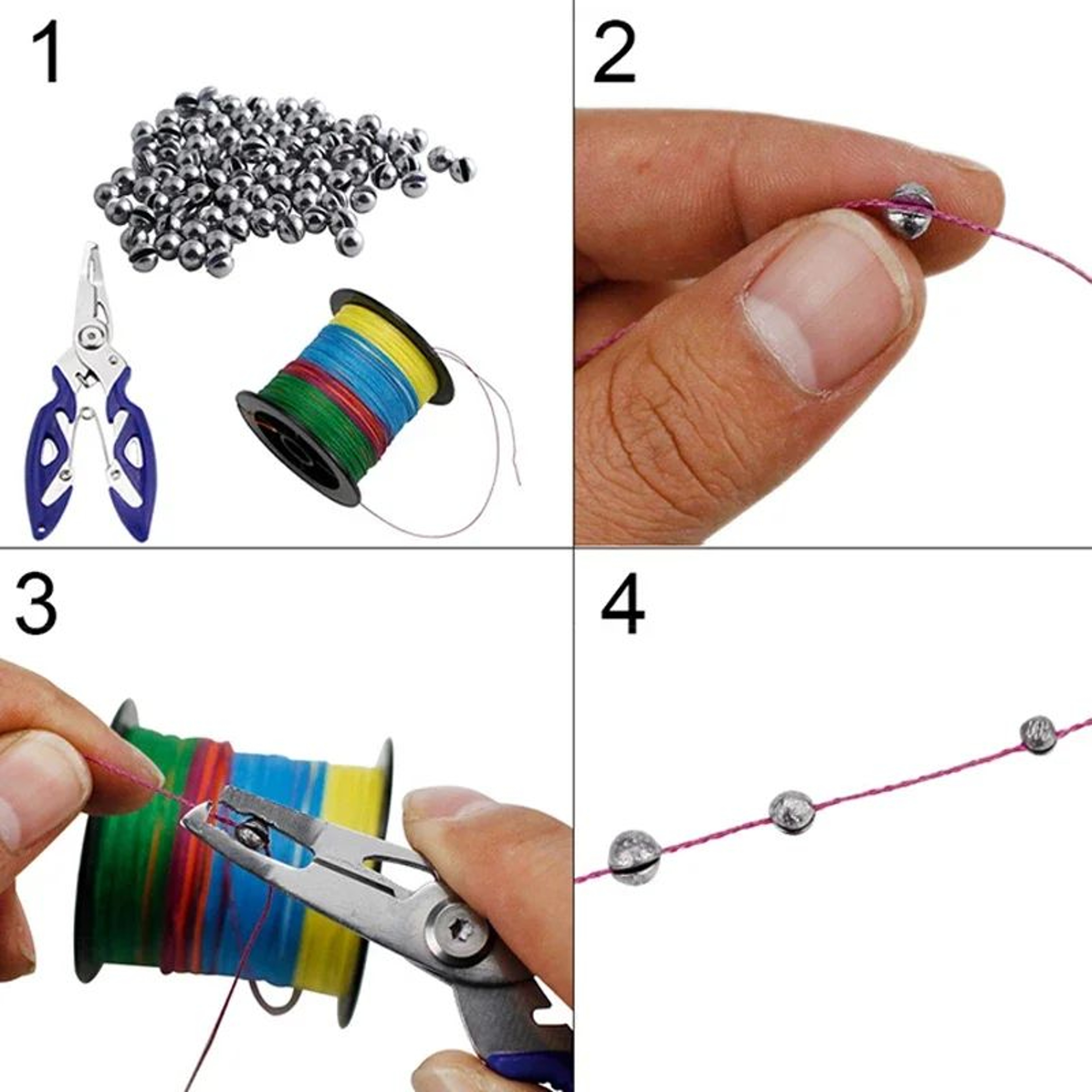 205 Piece Lead Fishing Sinker Assortment With Storage Box 3
