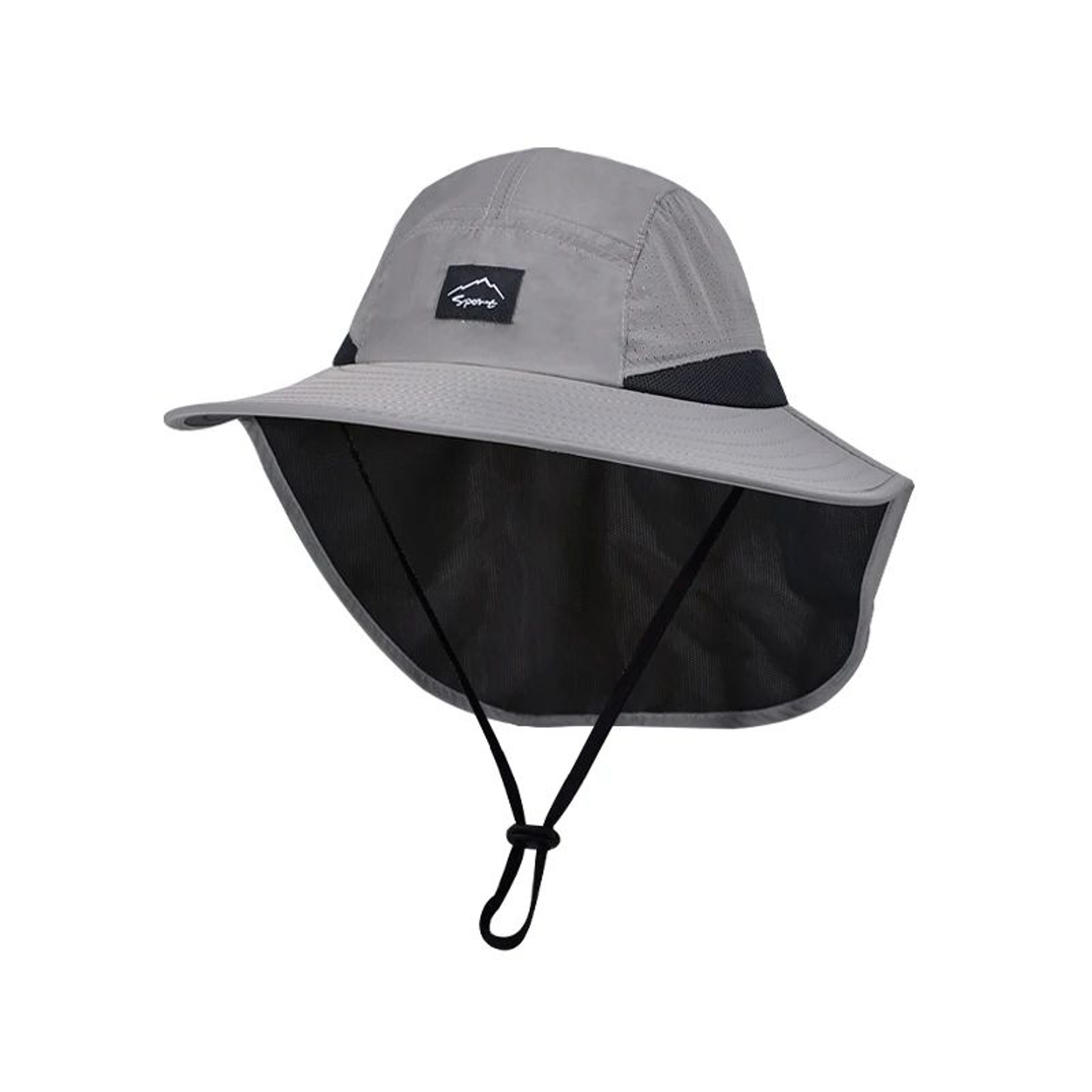 Wide Brim Sun Hat With Neck Flap 15