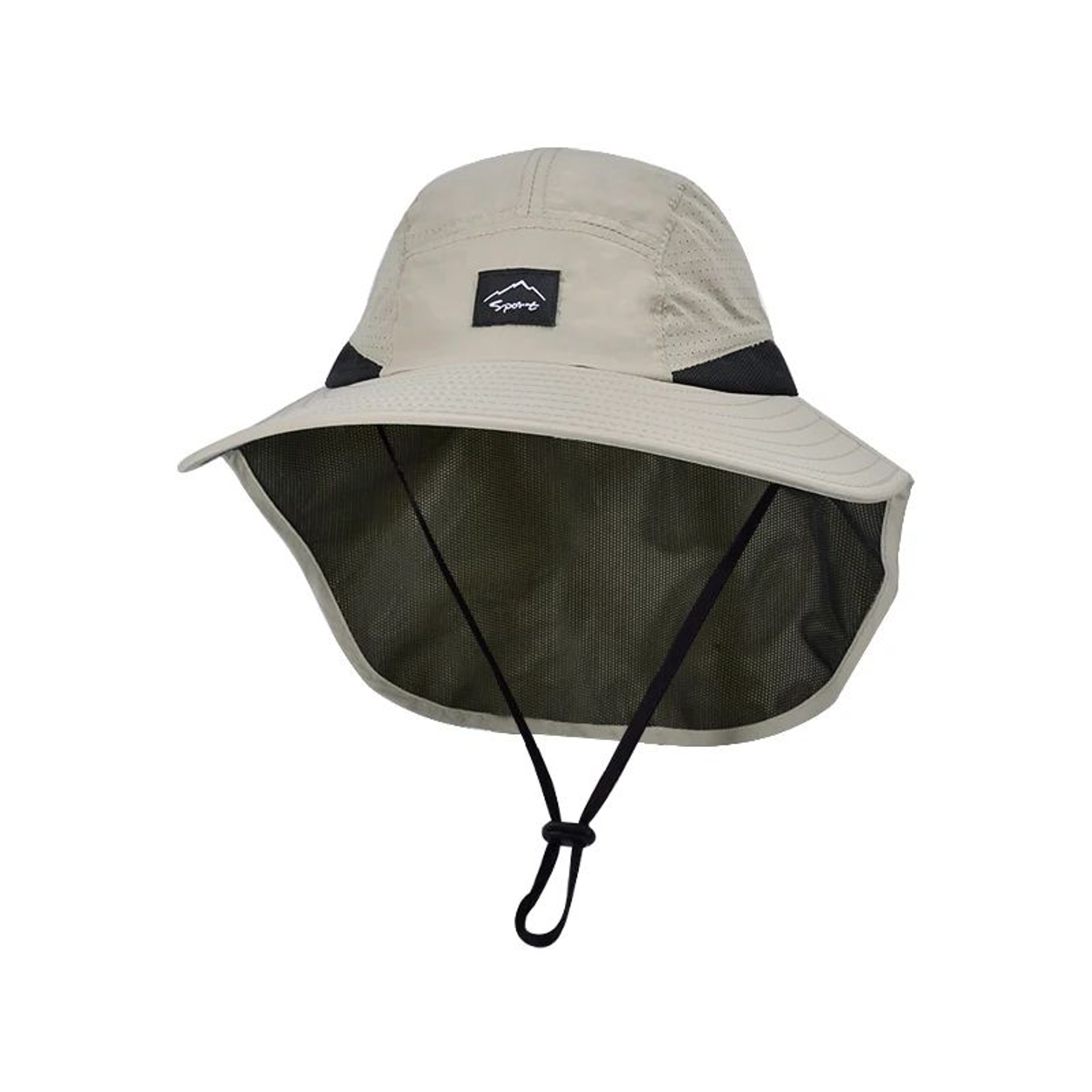 Wide Brim Sun Hat With Neck Flap 16