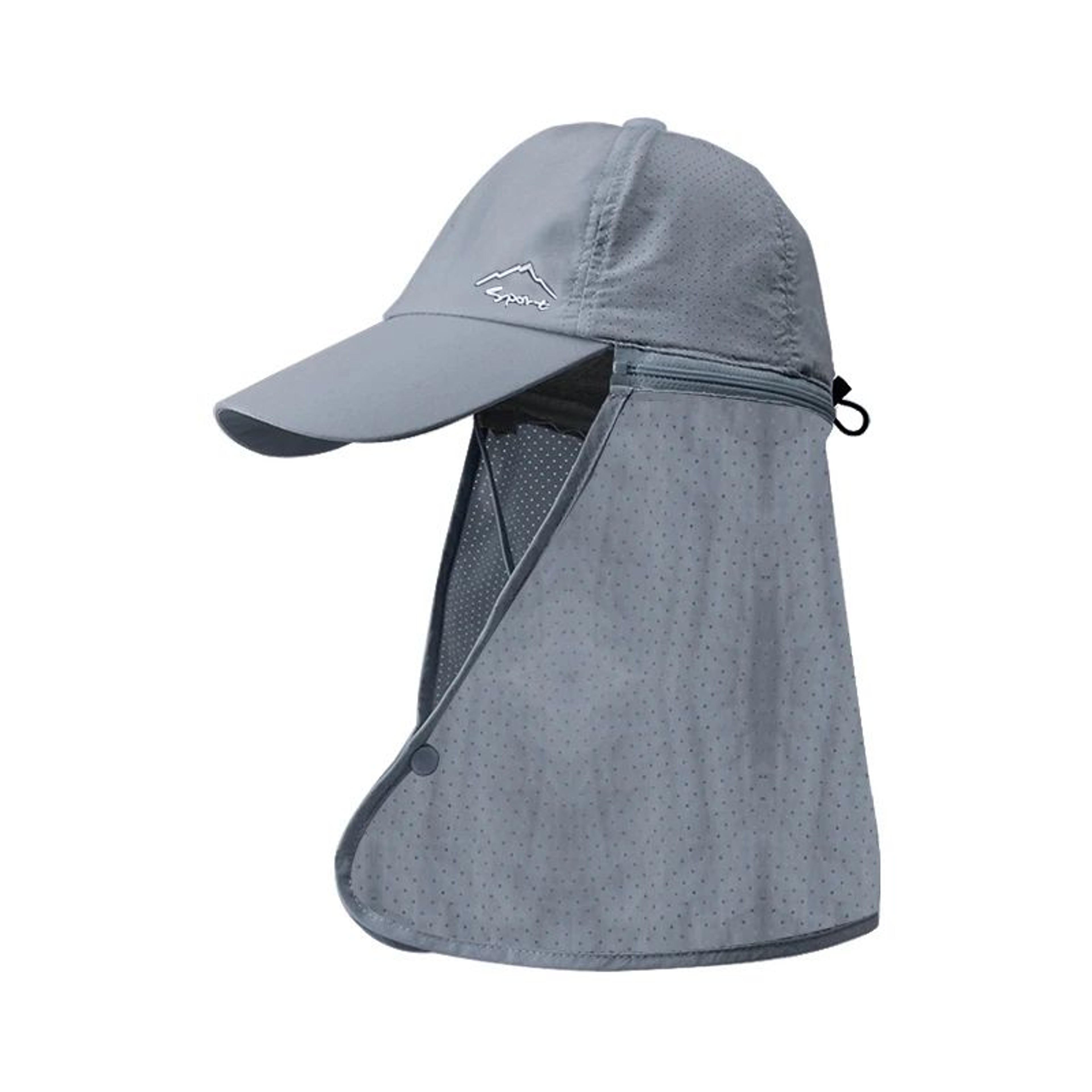 Quick Dry Sun Hat With Neck Flap Baseball Cap 16