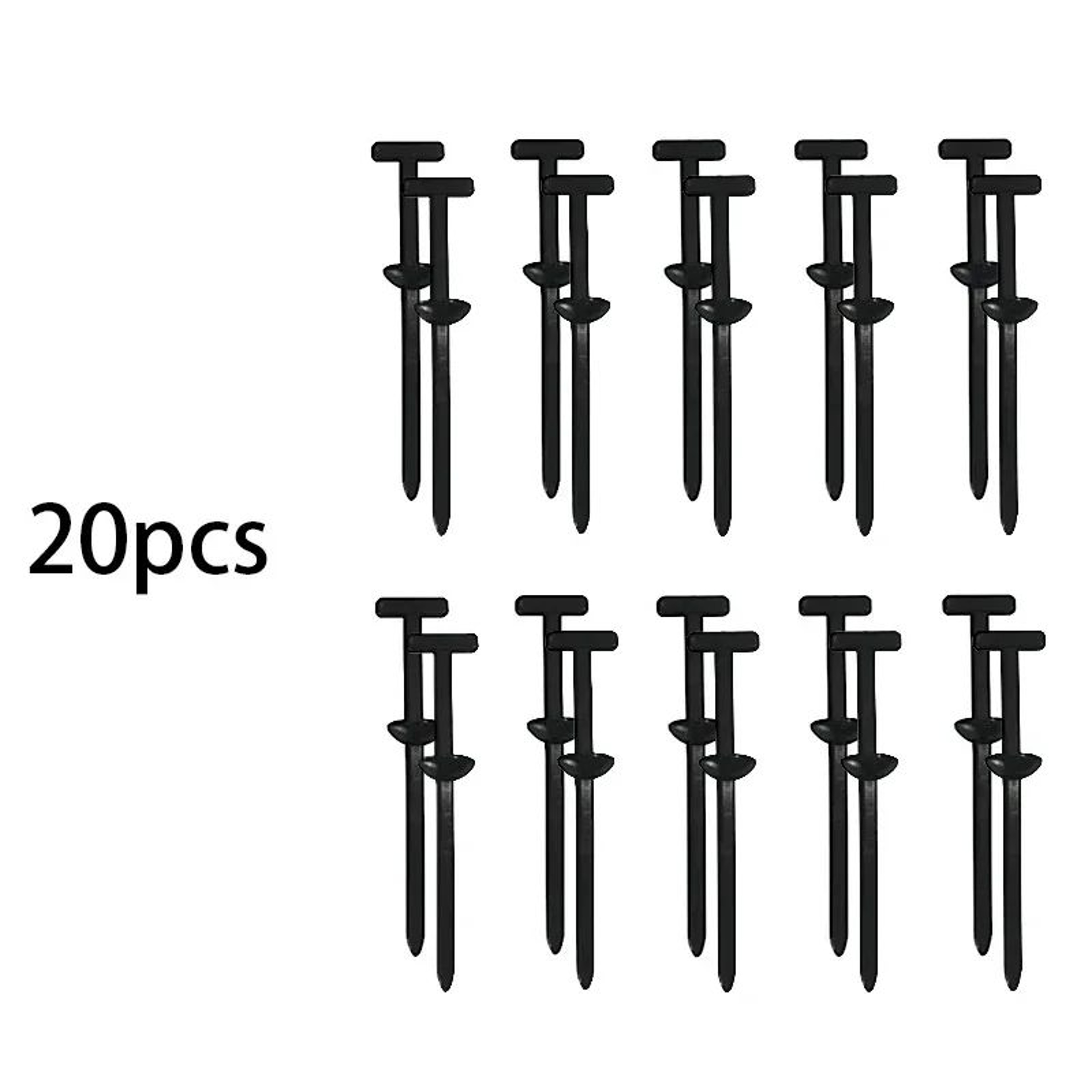 Universal Nylon Cable Tie Buckle Fastener Clips 10
