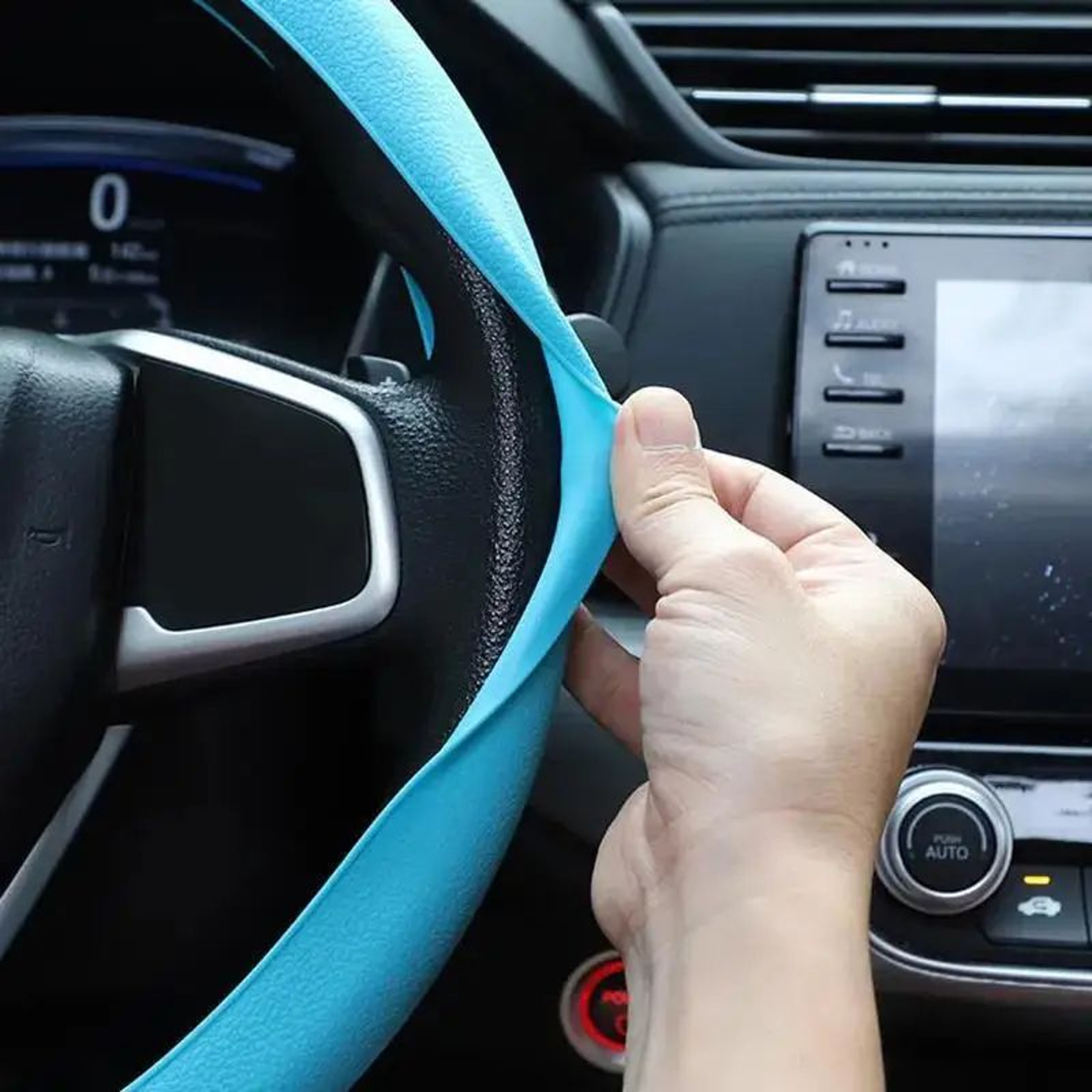 Universal Silicone Steering Wheel Cover Soft Grip Protector 3