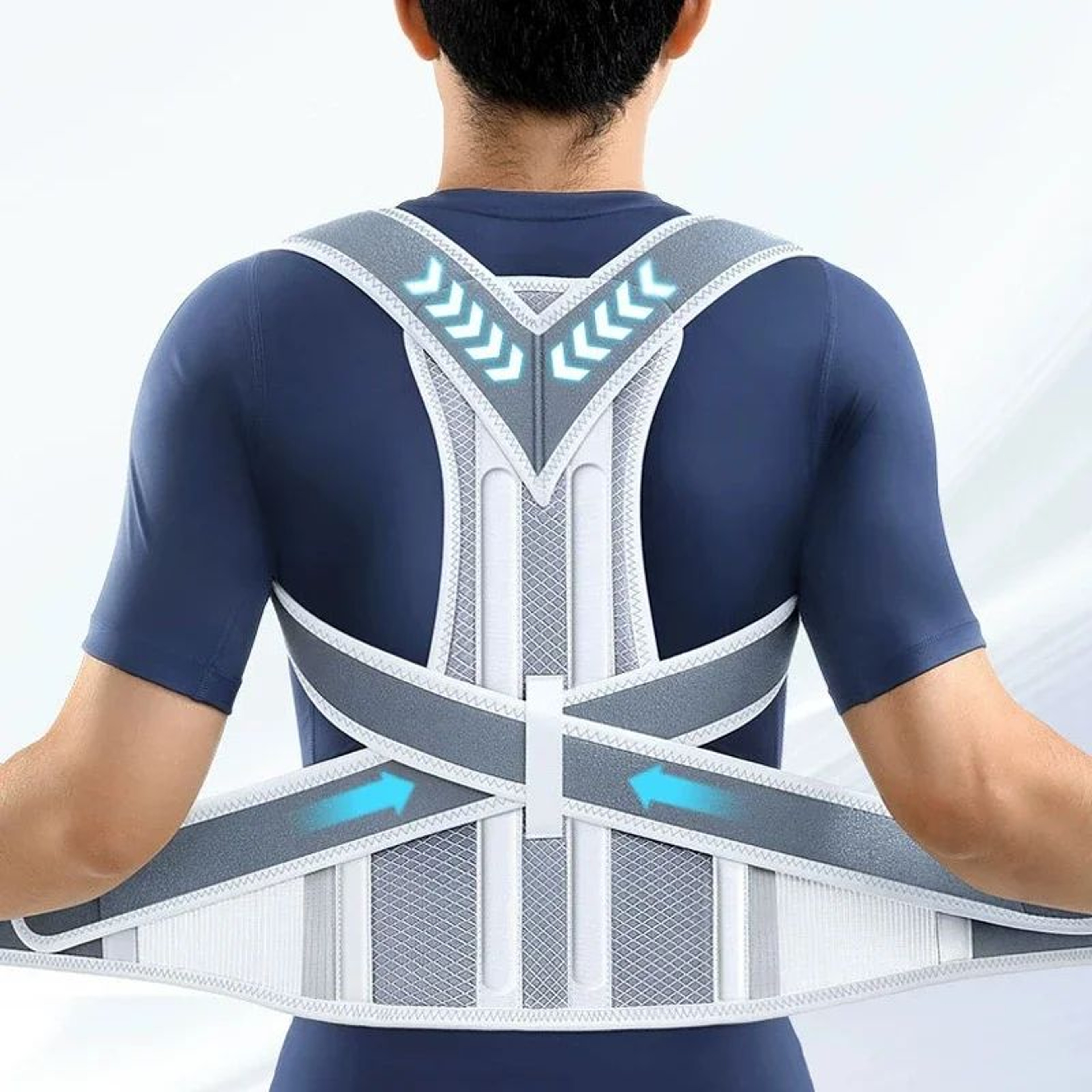 Adjustable Invisible Posture Corrector Back Support Belt 0