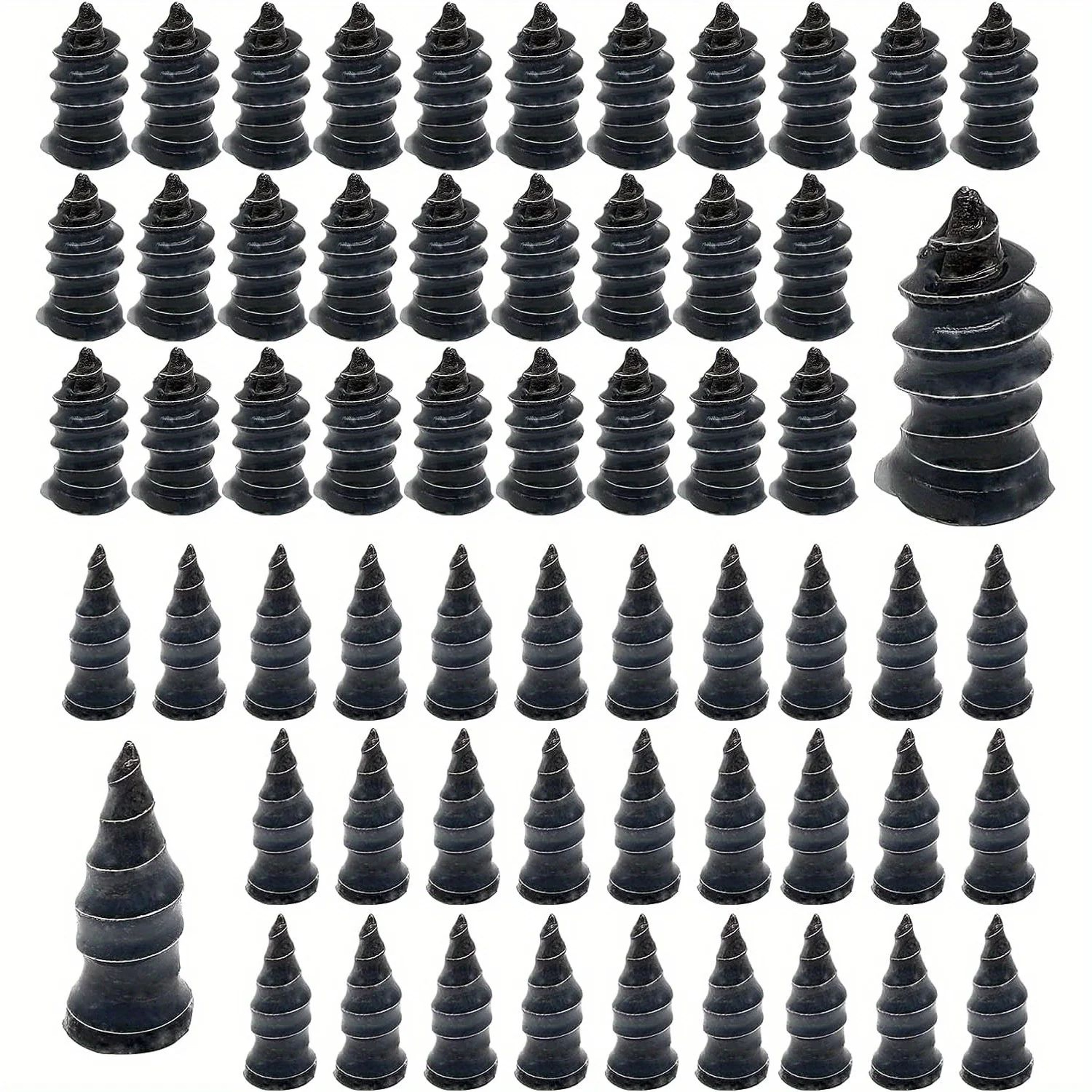 60 Piece QuickFix Tire Repair Rubber Screw Plug Kit 0