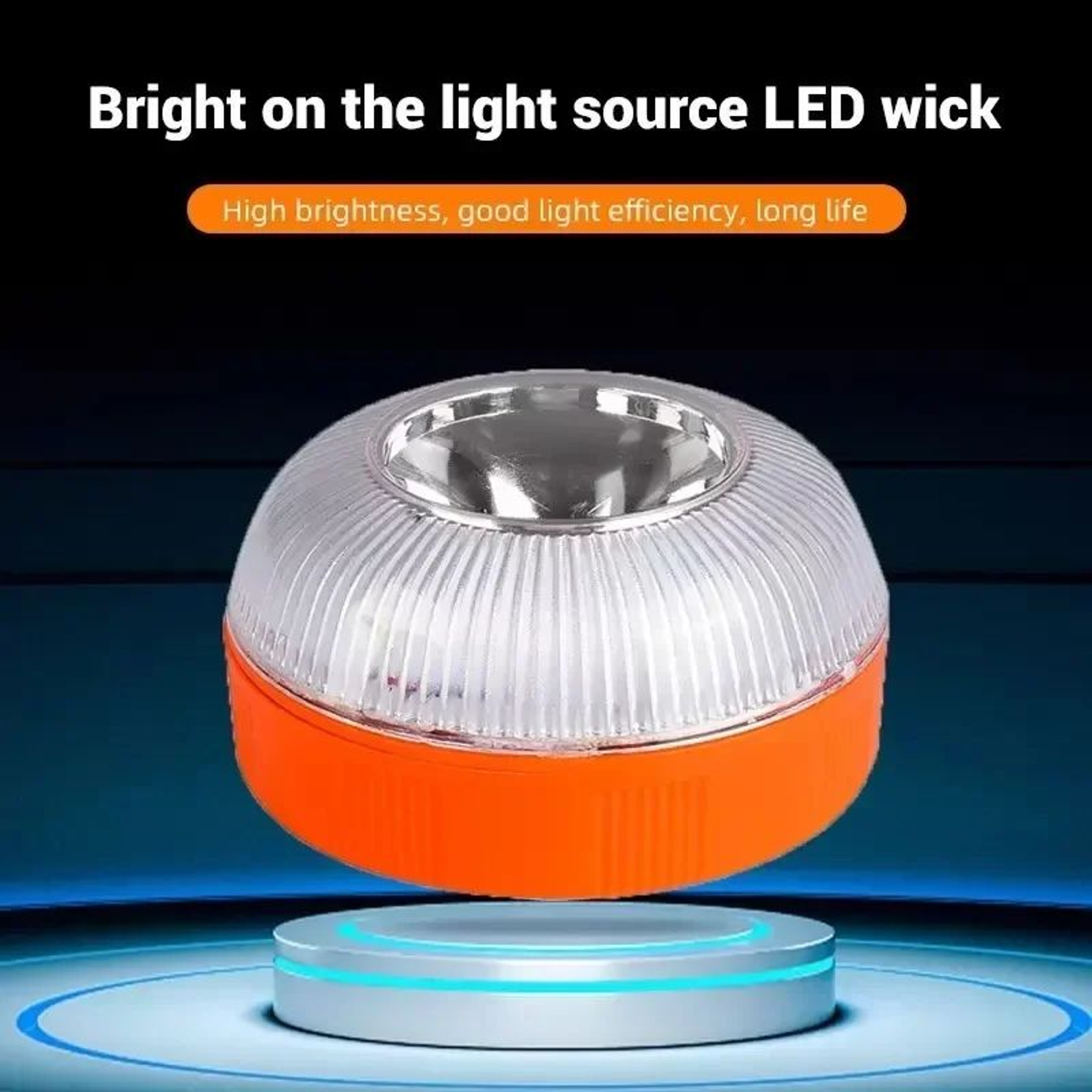 V16 Magnetic LED Car Emergency Warning Beacon 2