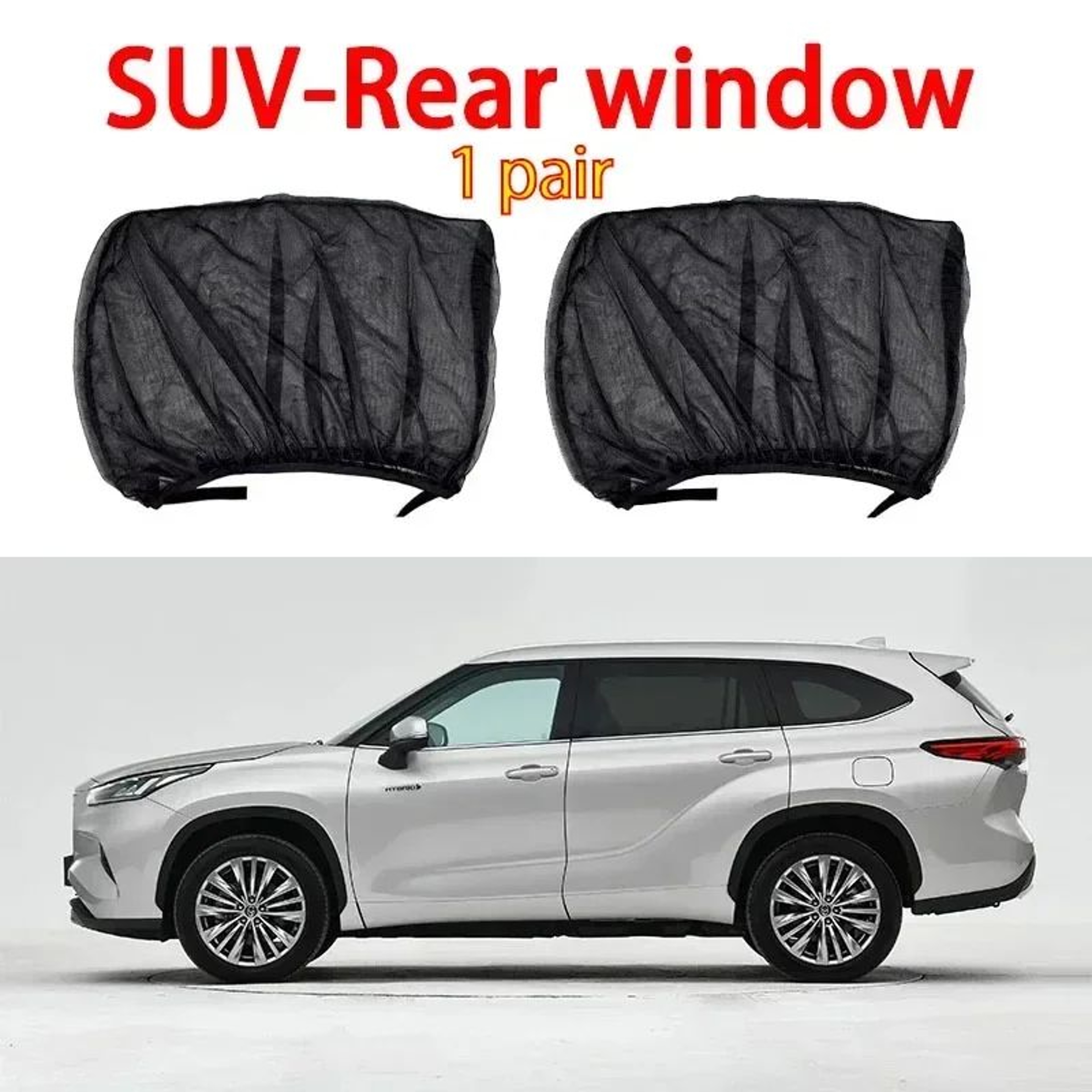 Universal Car Window Mesh Sunshade Mosquito Net 8