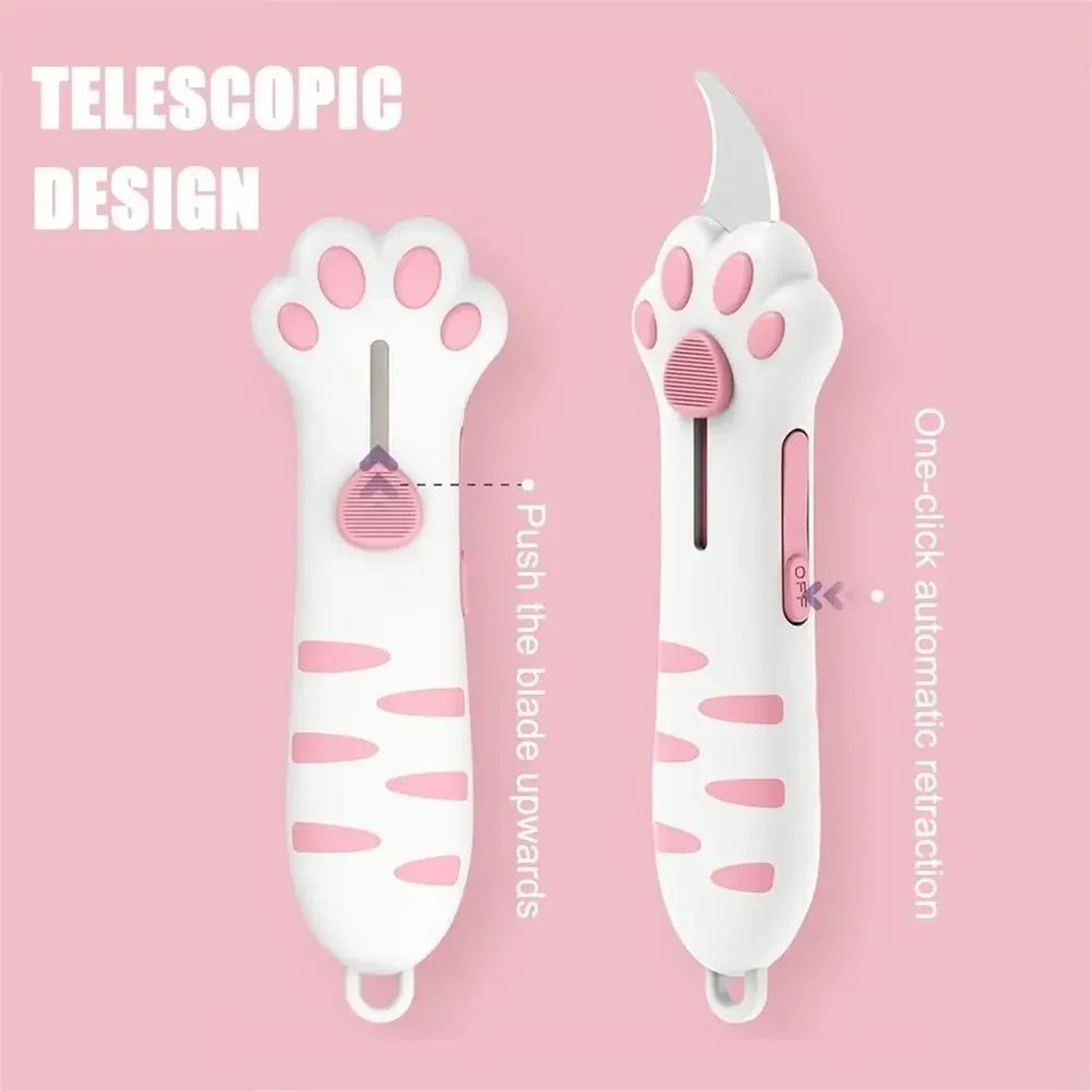Mini Cat Claw Portable Box Cutter Utility Knife 4