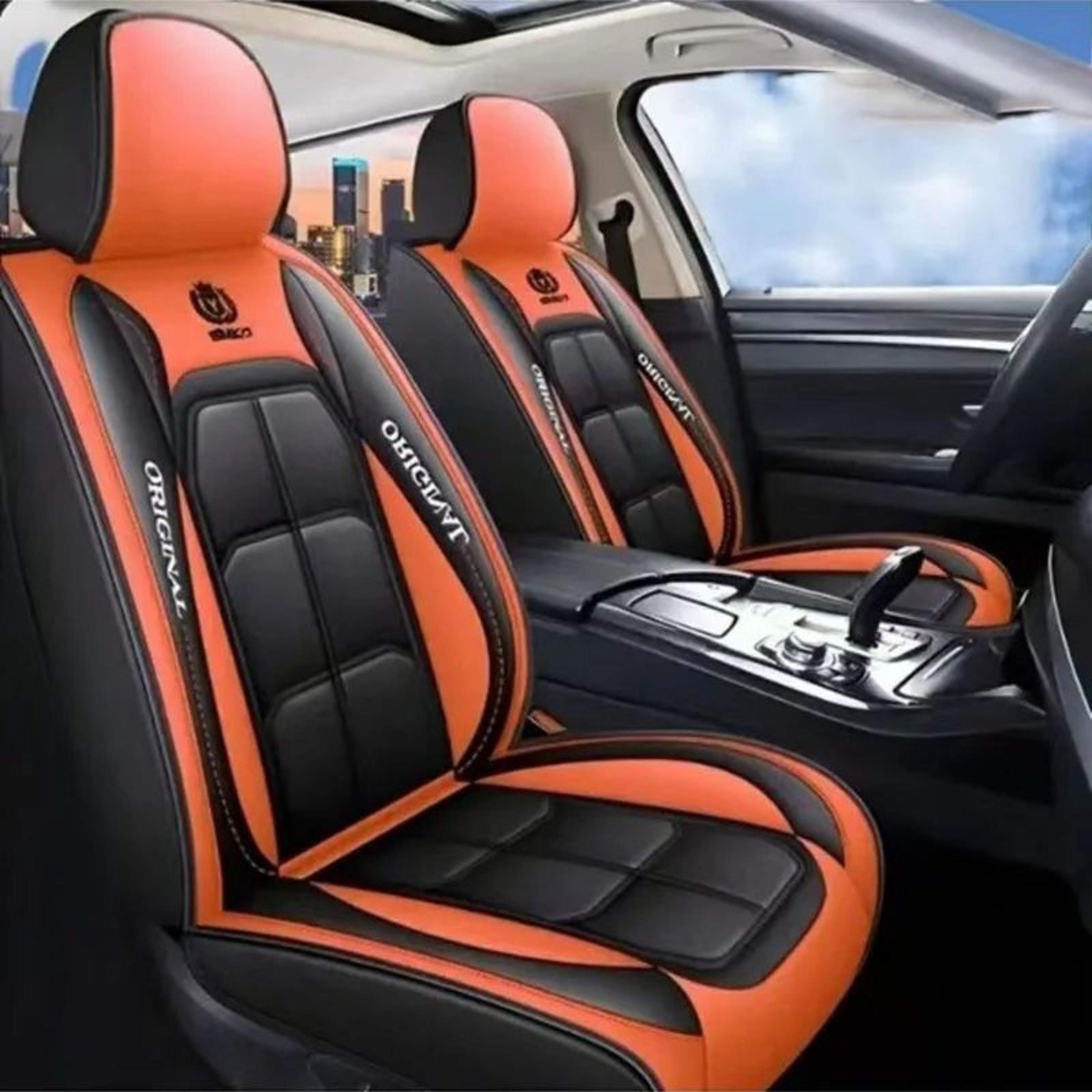 Universal Leather Car Seat Cushion With Full Wrap Design 23