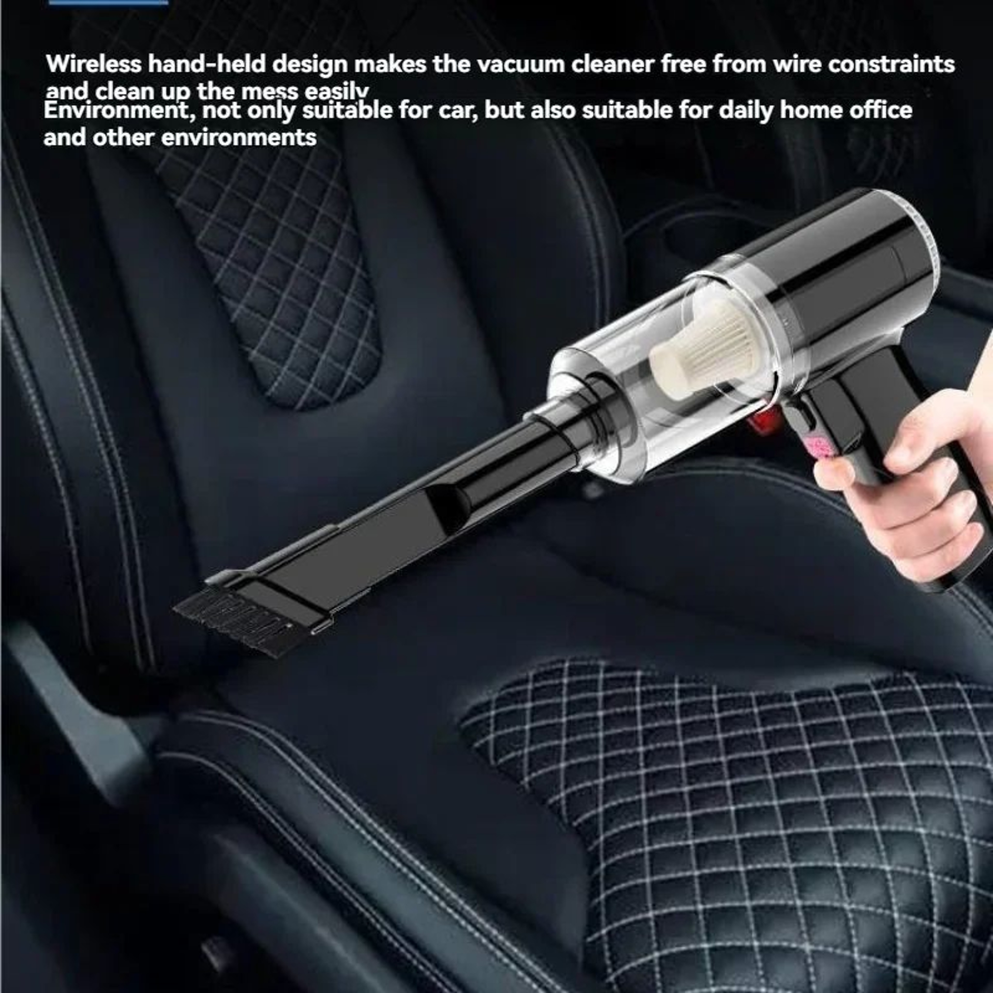12000Pa Wireless Handheld Car Vacuum Cleaner 3