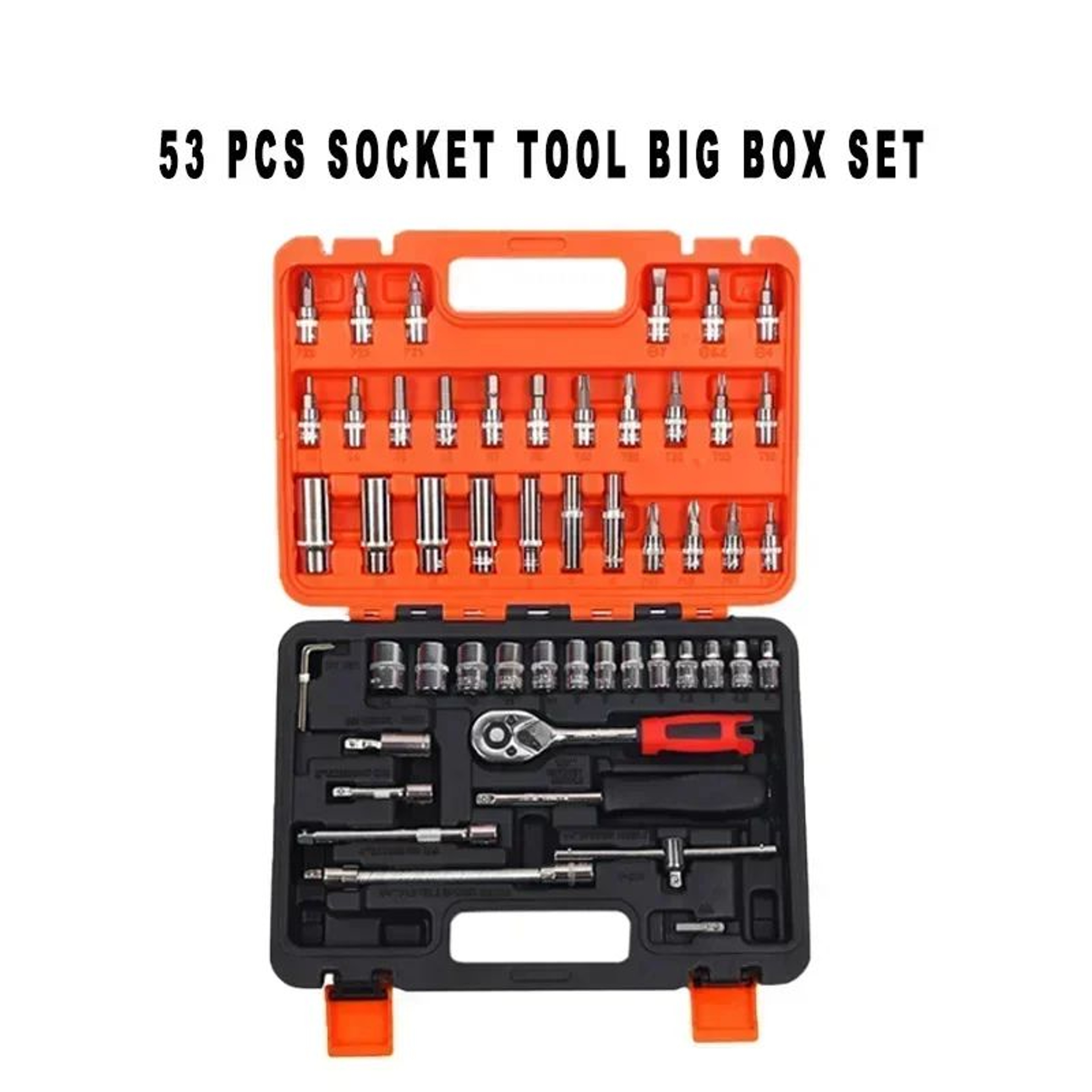 53 Piece Automotive Socket And Repair Tool Set With Carrying Case 9