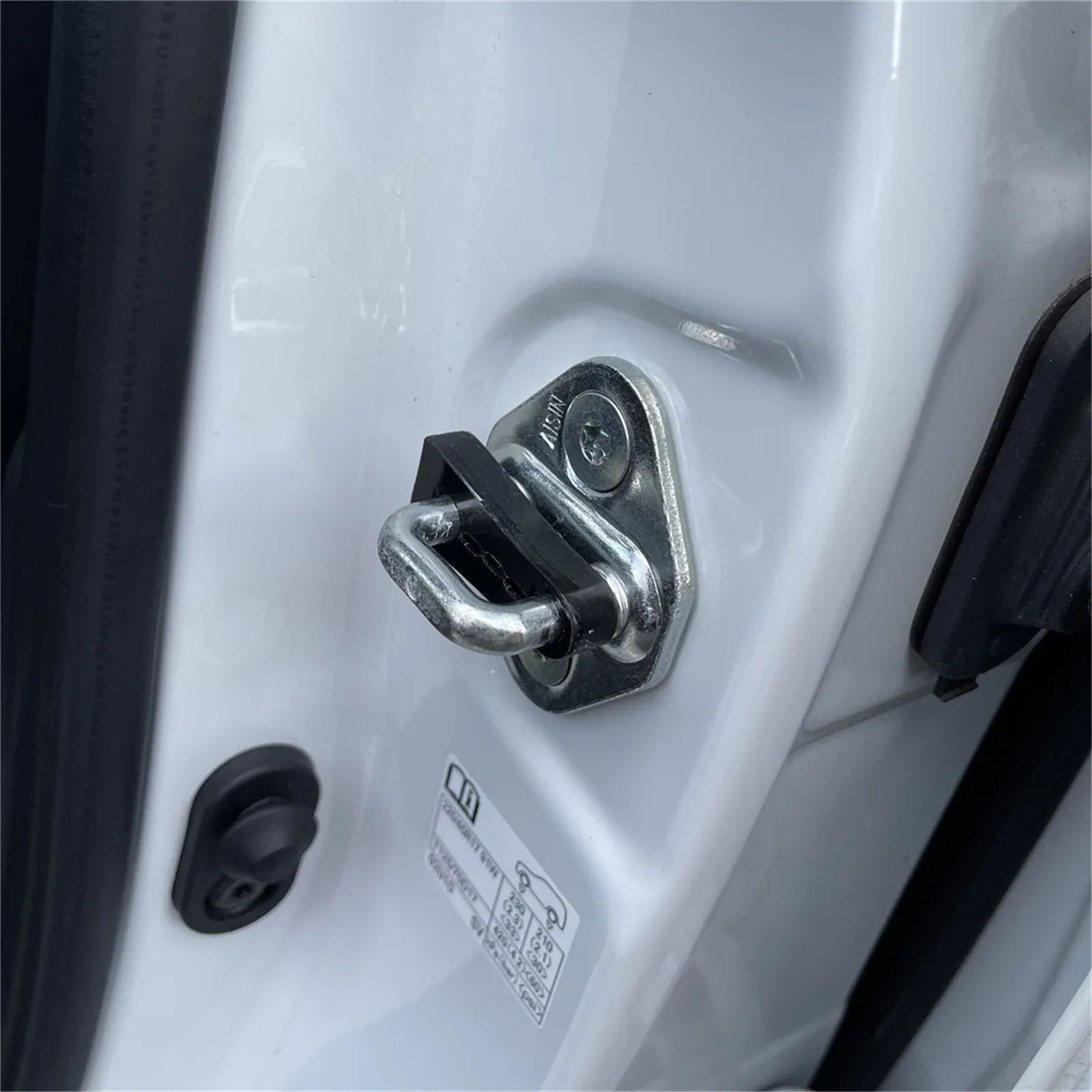 Universal Silicone Car Door Lock Striker Shock Absorber Pads 3