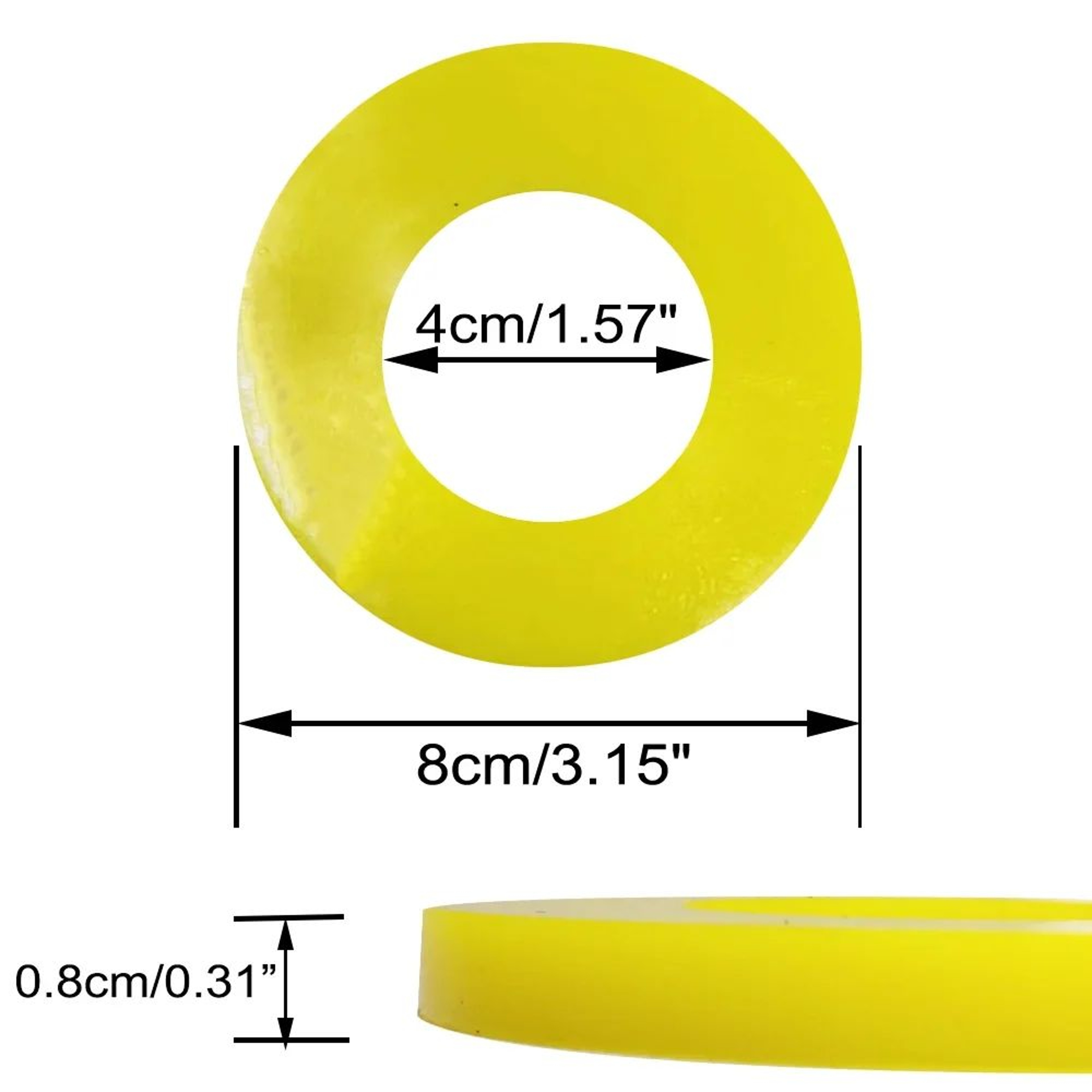 2 Pack Universal Front Strut Rubber Bushing Silencer Pads 1