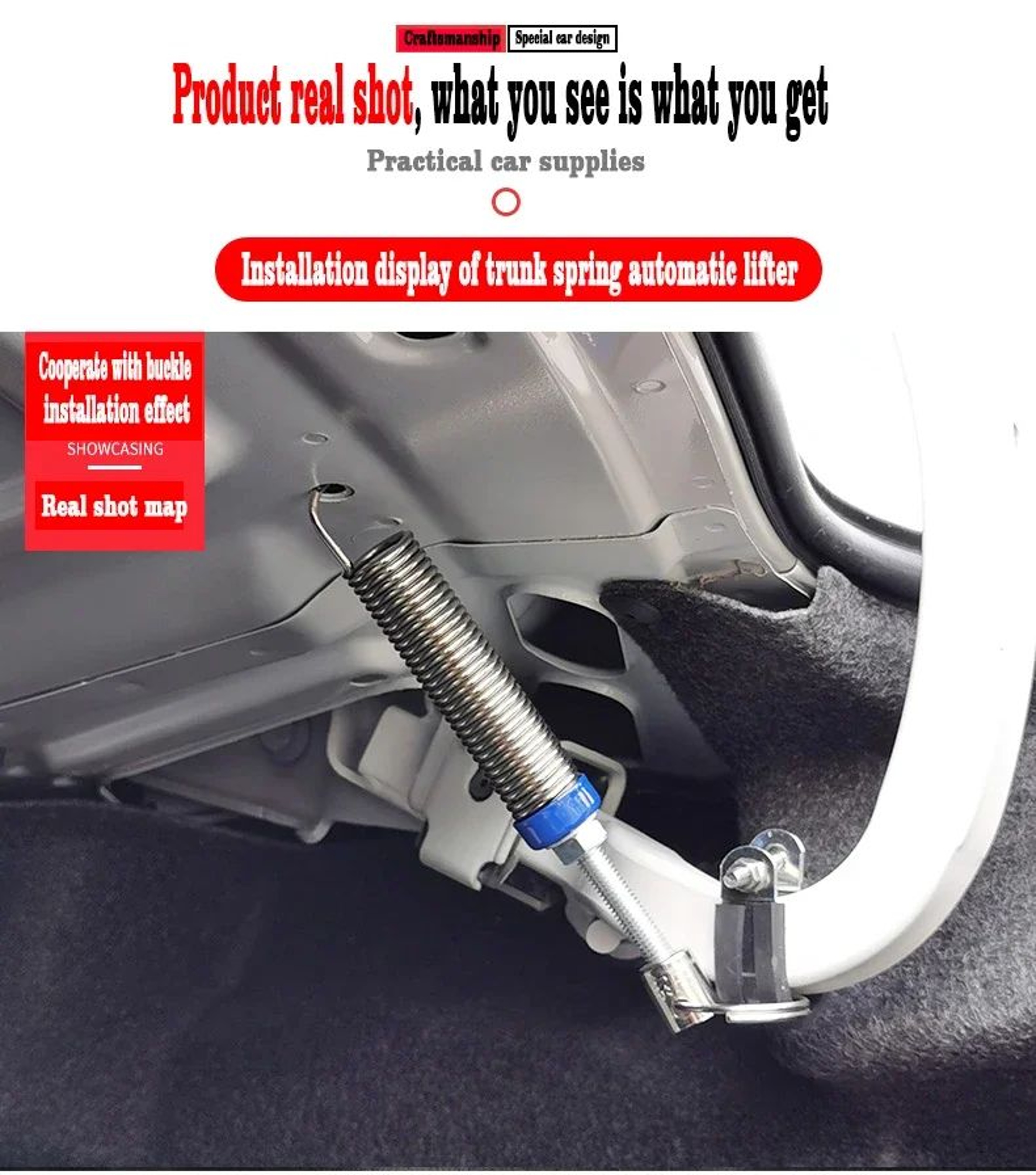 Universal Automatic Trunk Pop Up Lift Spring Set 14