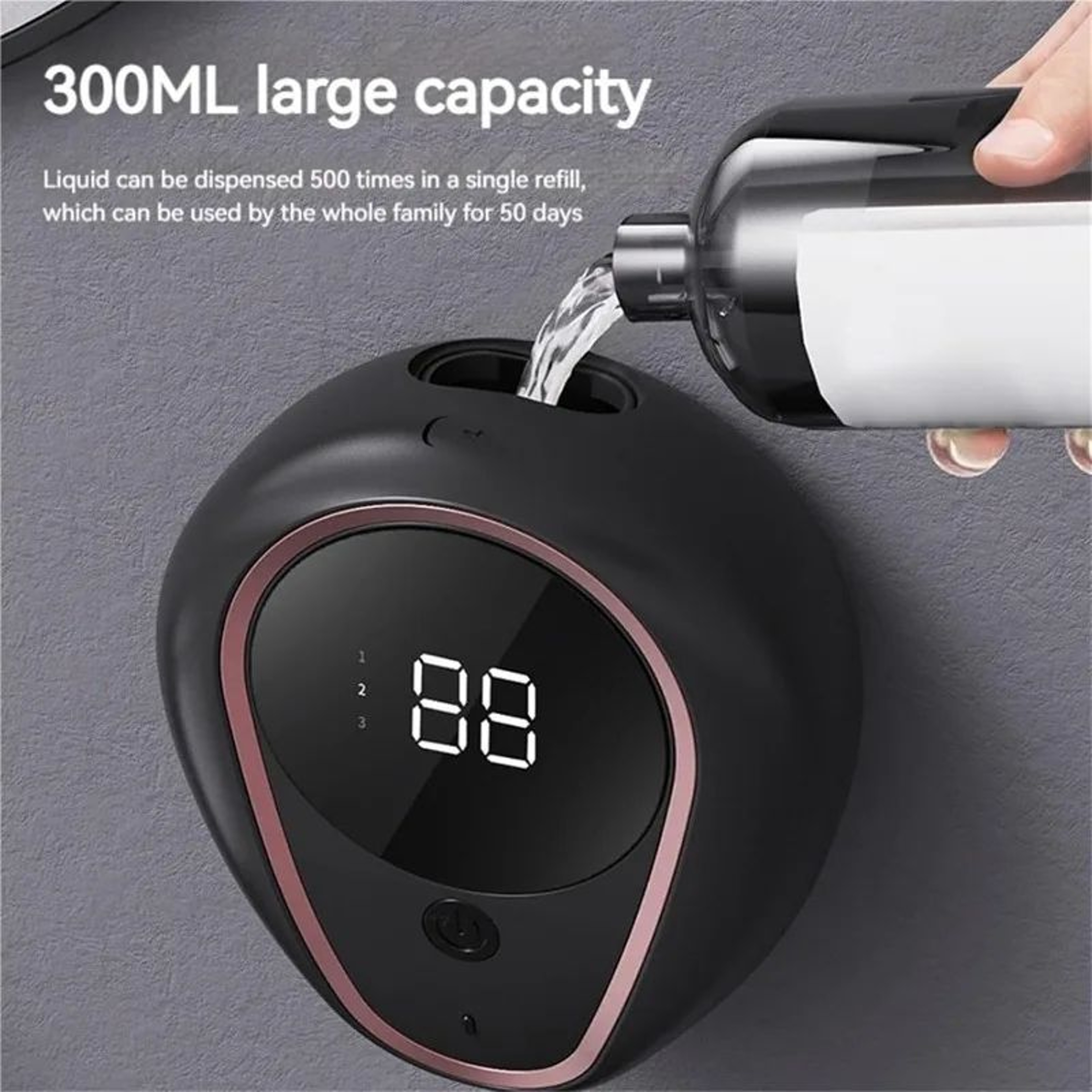 Smart Touchless Automatic Foam Soap Dispenser 300ml 1