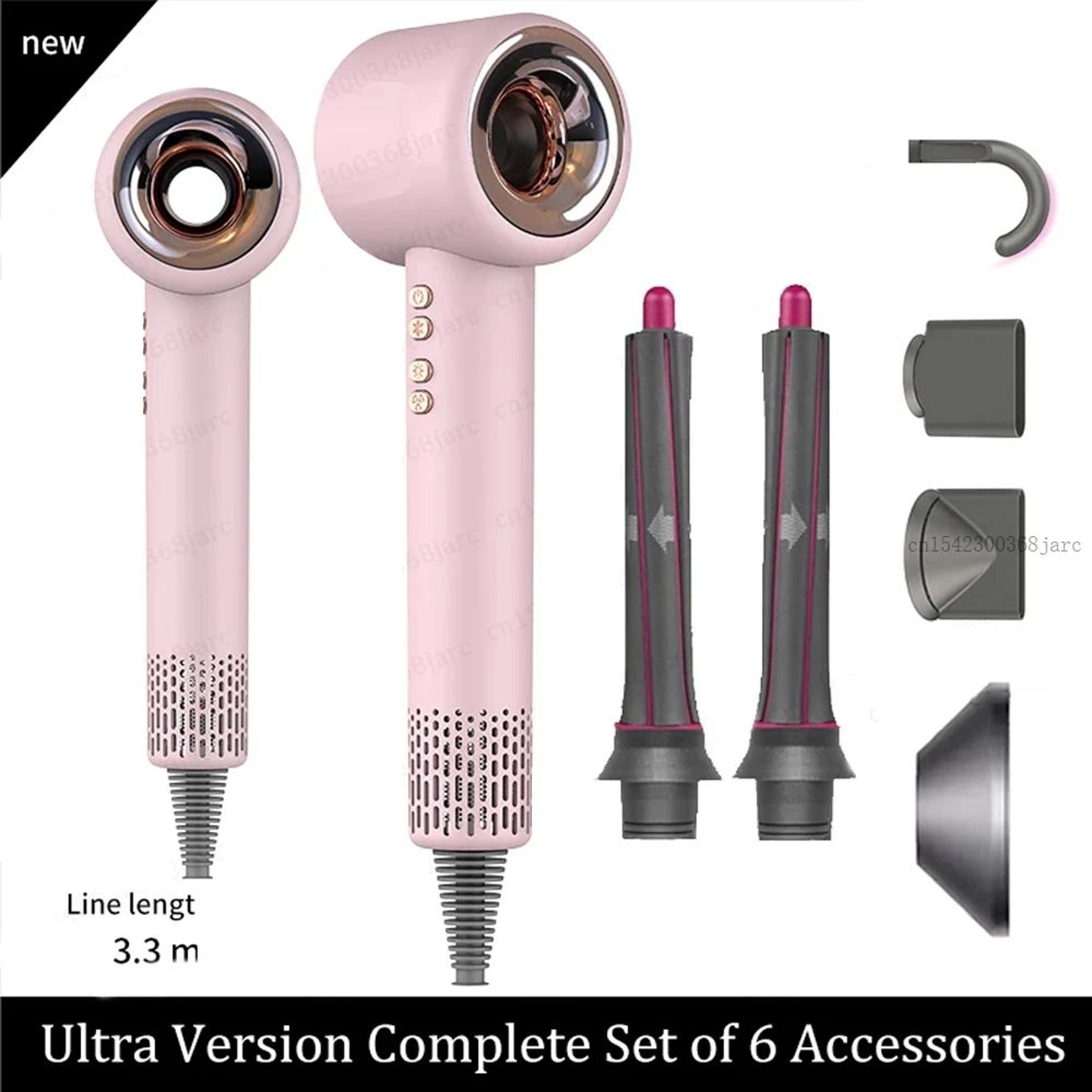Professional Leafless Ionic Hair Dryer With Constant Temperature 18