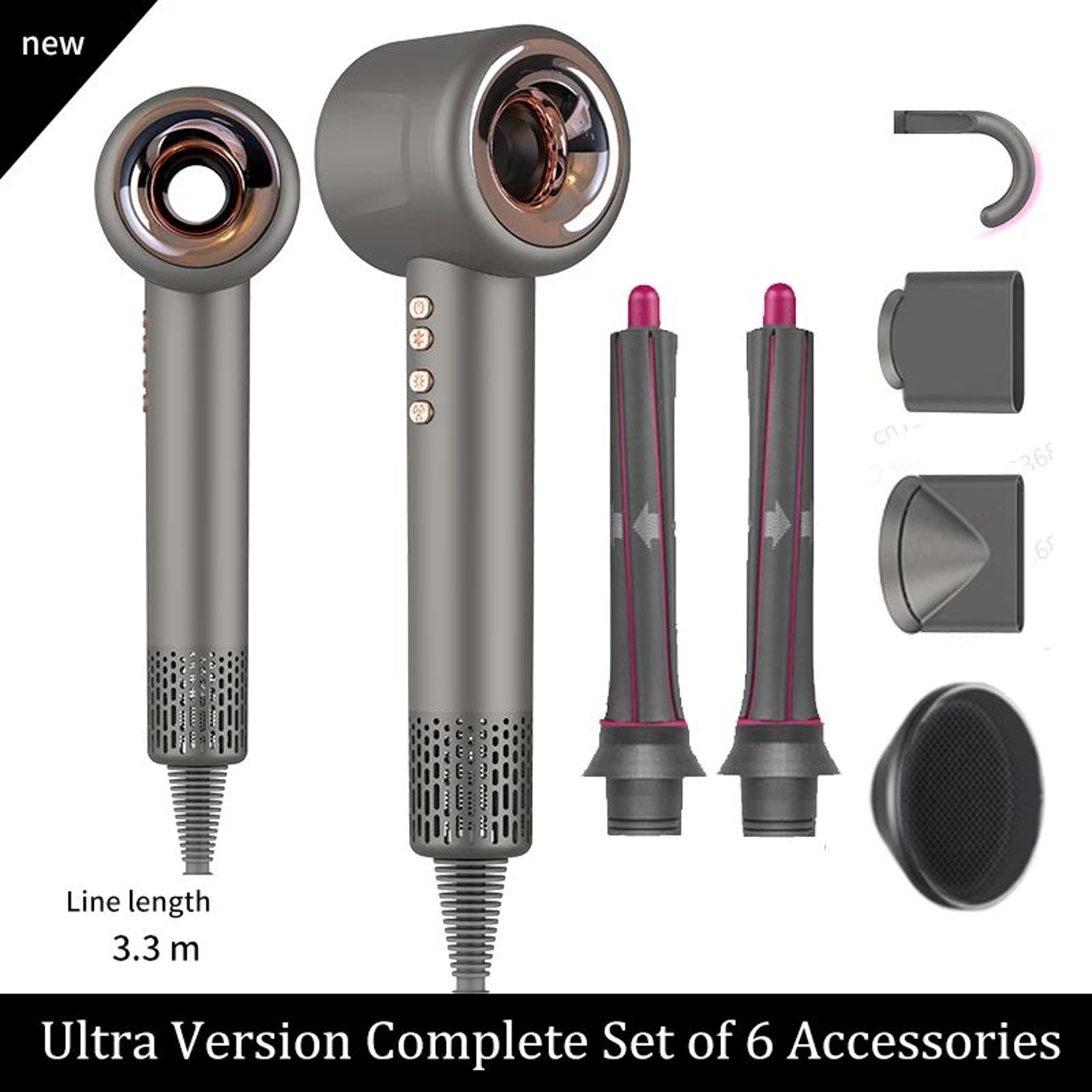 Professional Leafless Ionic Hair Dryer With Quick Dry Technology 20