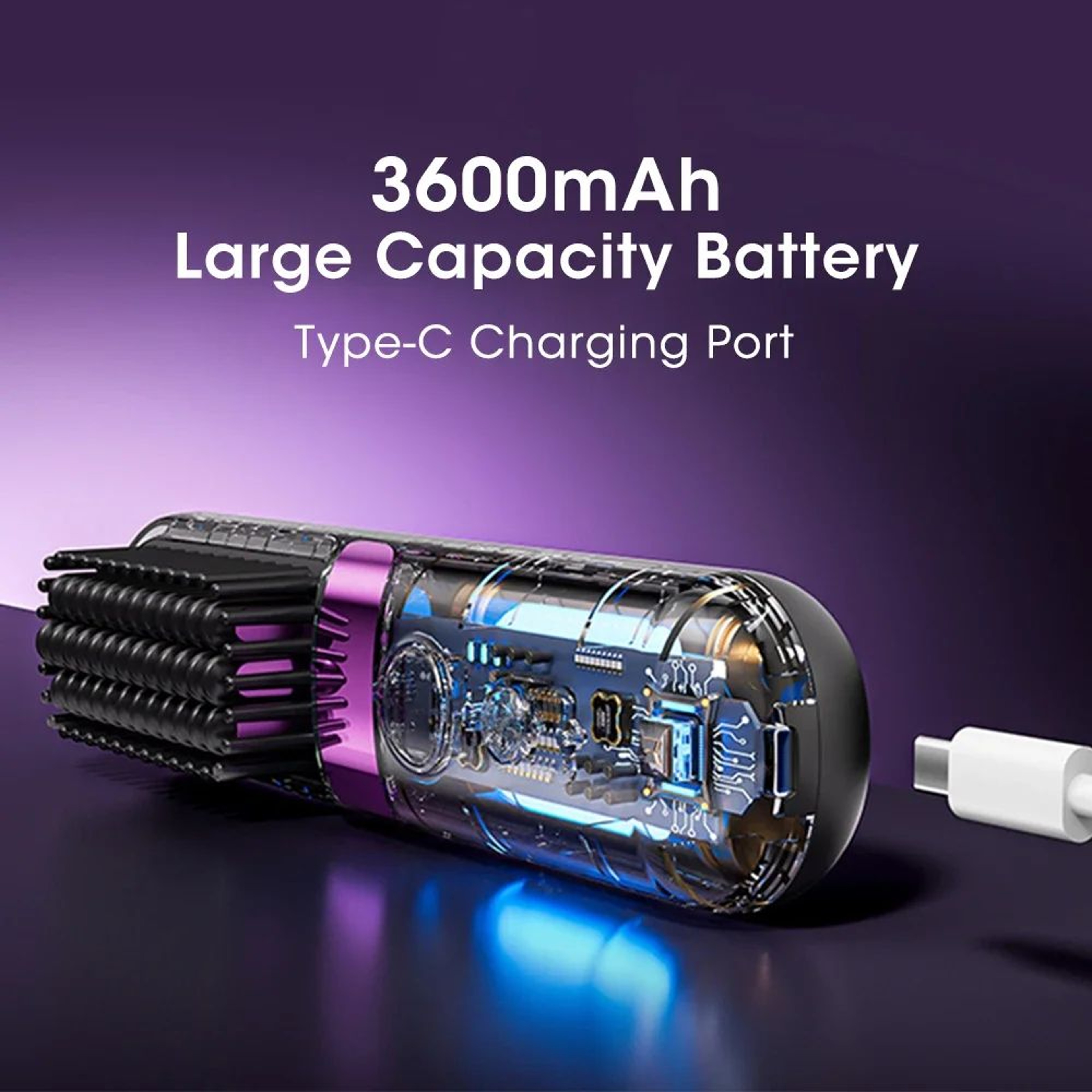 Portable Cordless Ionic Hair Straightener Brush 5