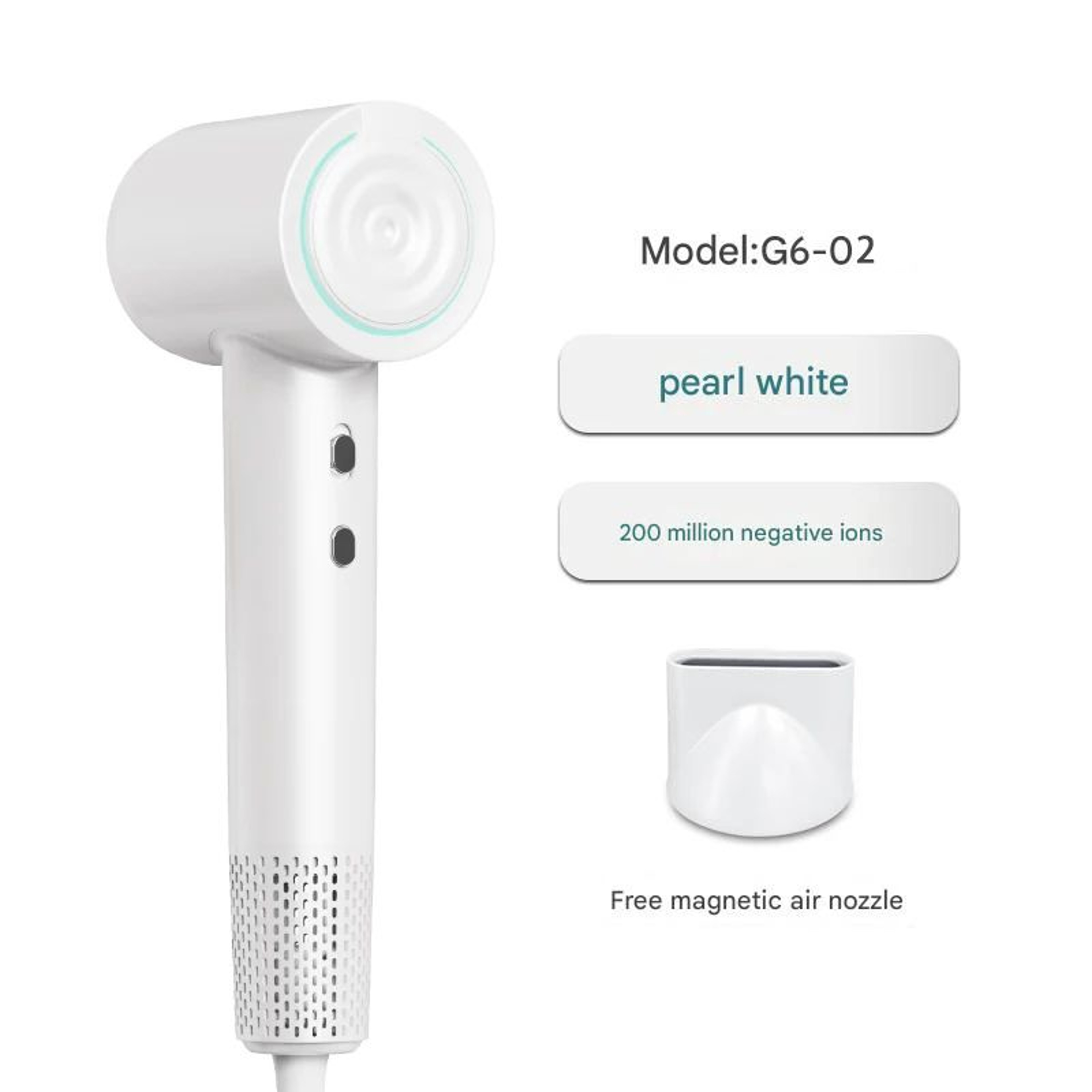 Professional Negative Ion Hair Dryer With Temperature Control 3