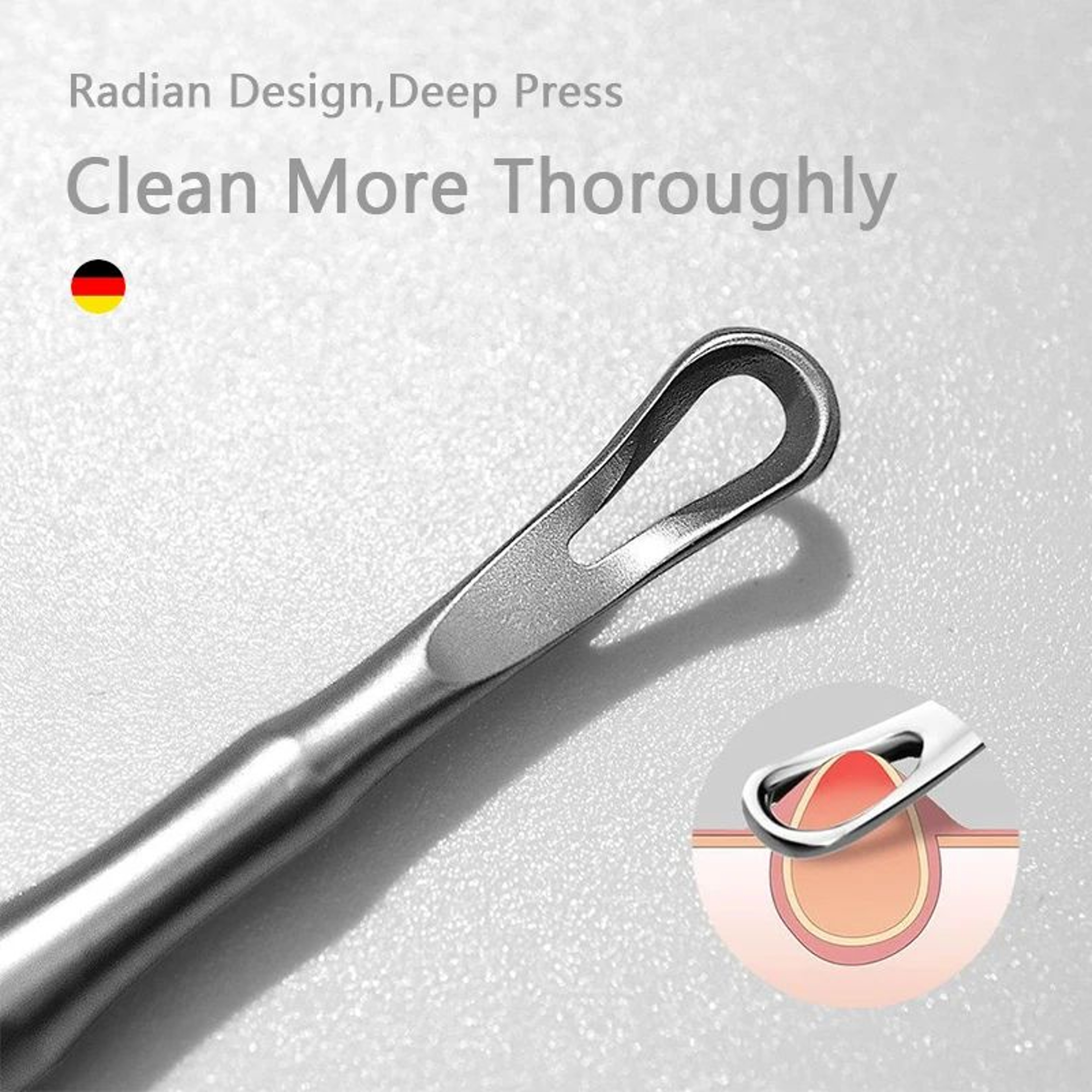 Stainless Steel Blackhead Remover Acne Extractor Tool 1