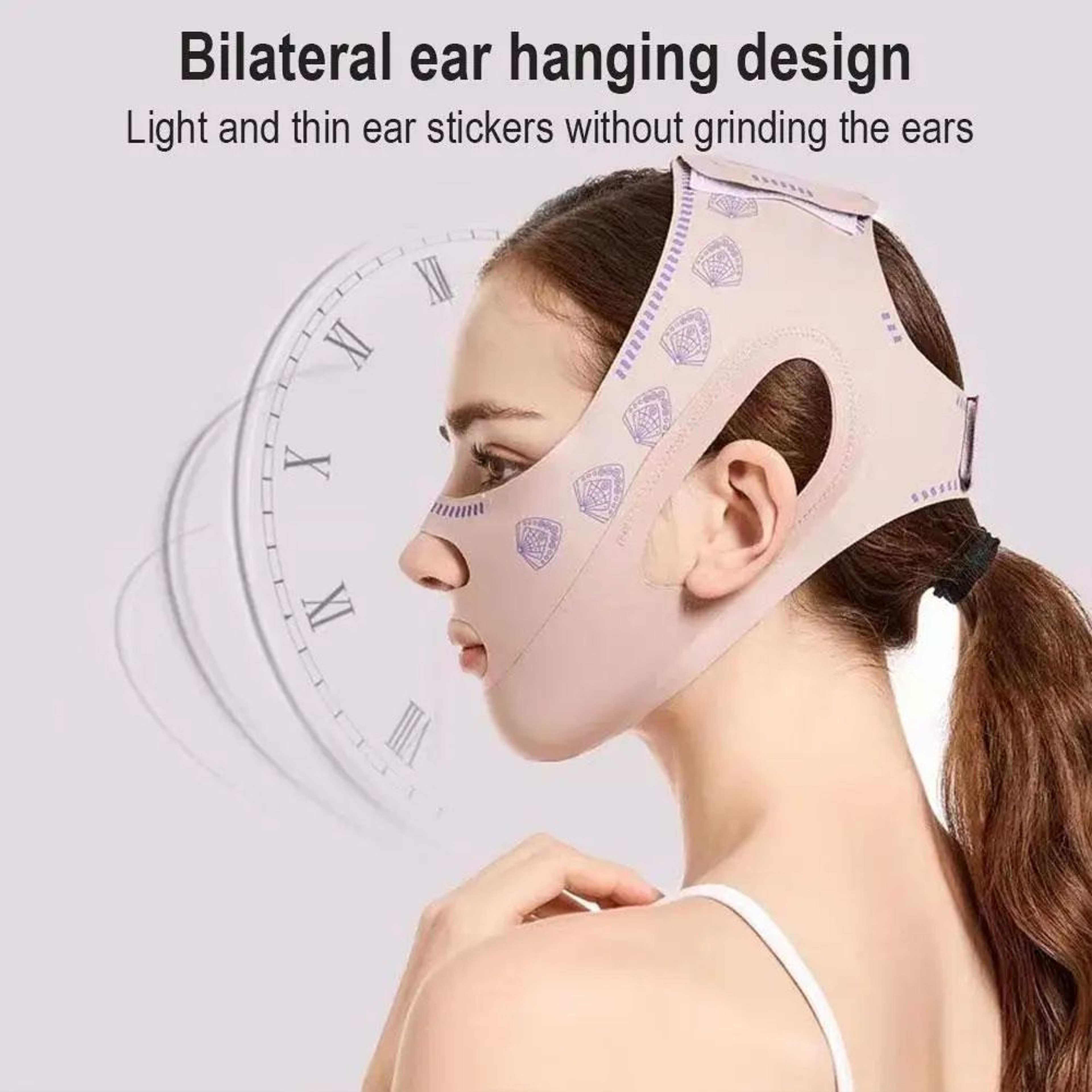 Double Layer V Line Face Slimming Bandage Chin Lift Strap 5