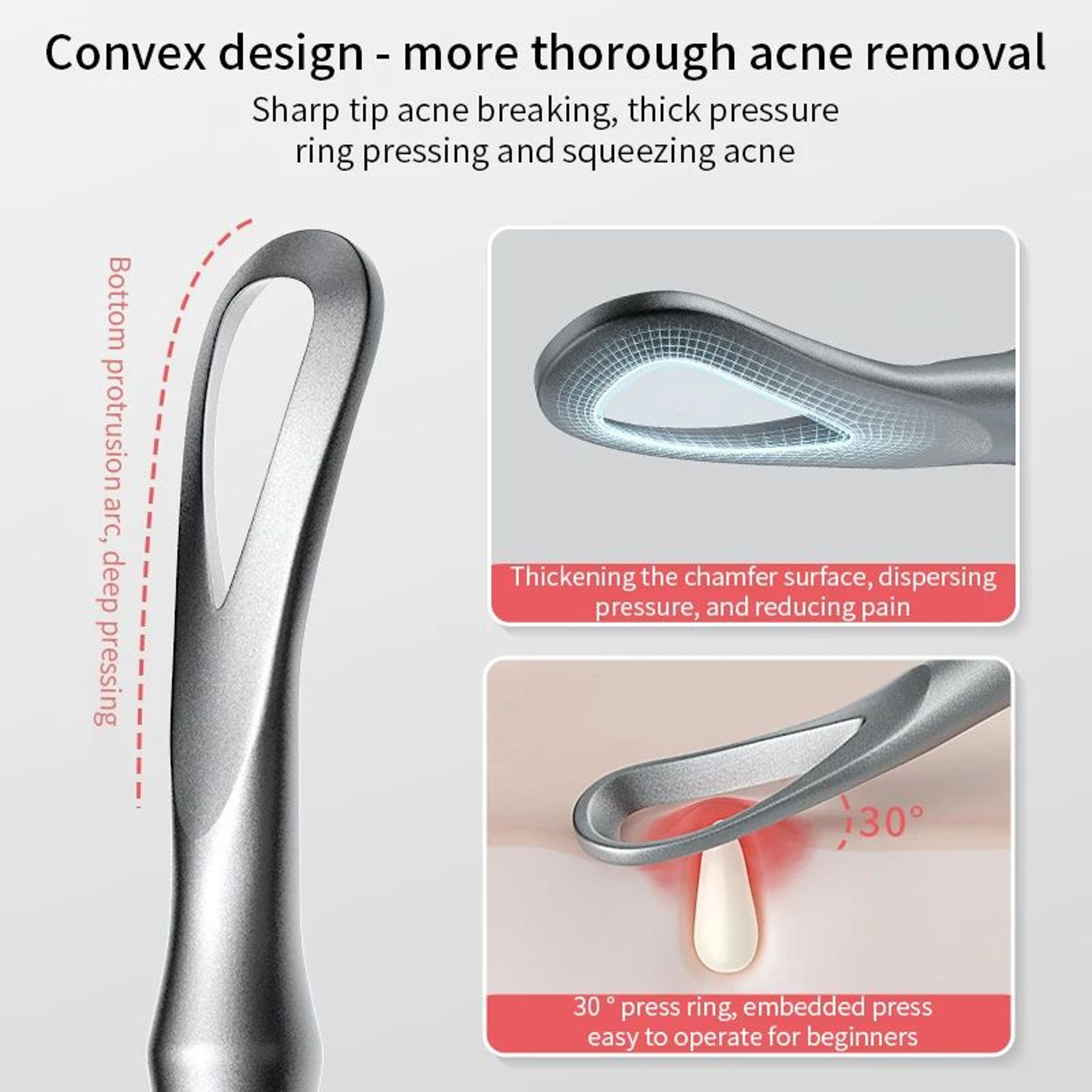 Ultra Fine Stainless Steel Blackhead Removal Tweezers 3