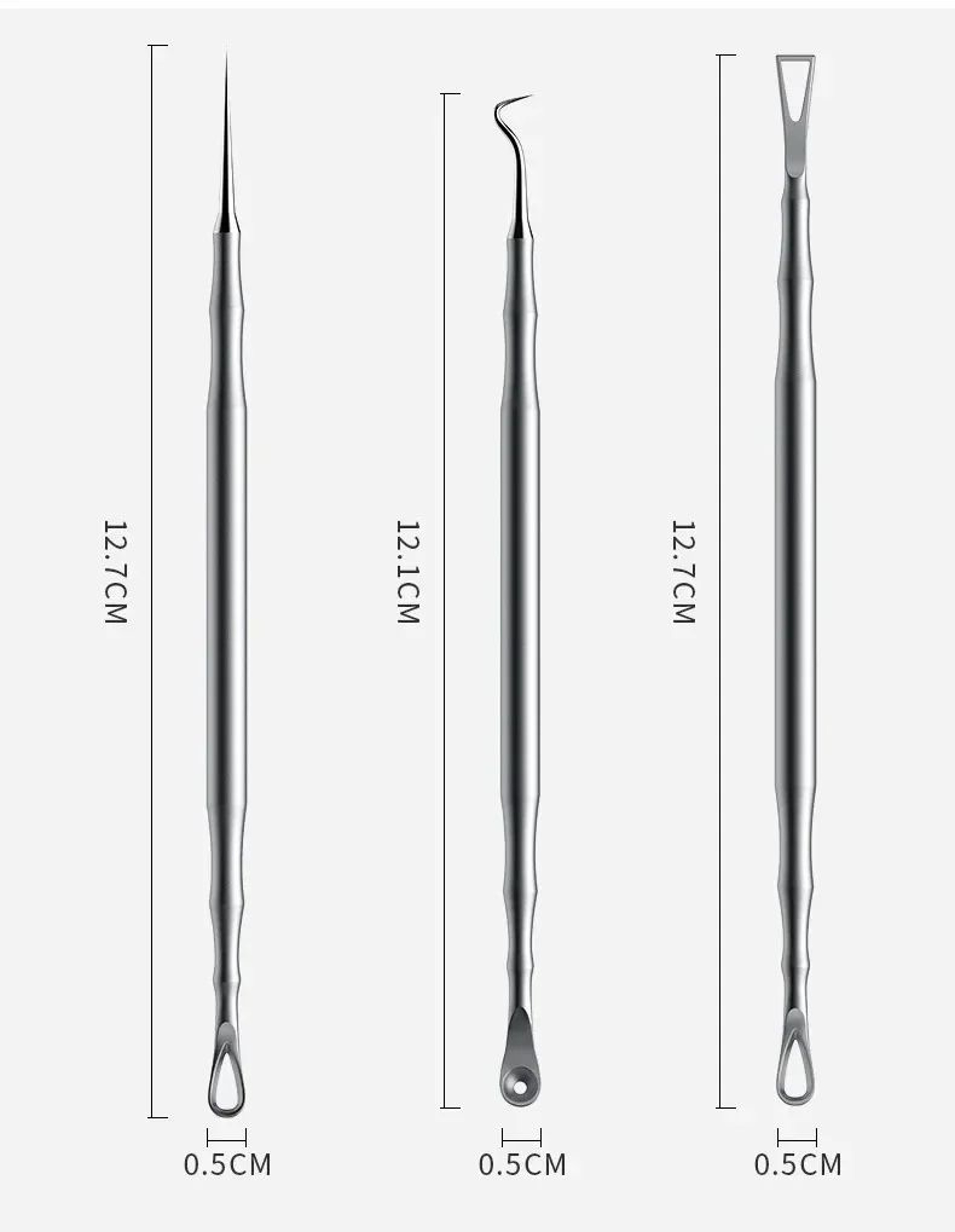 Ultra Fine Stainless Steel Blackhead Removal Tweezers 9