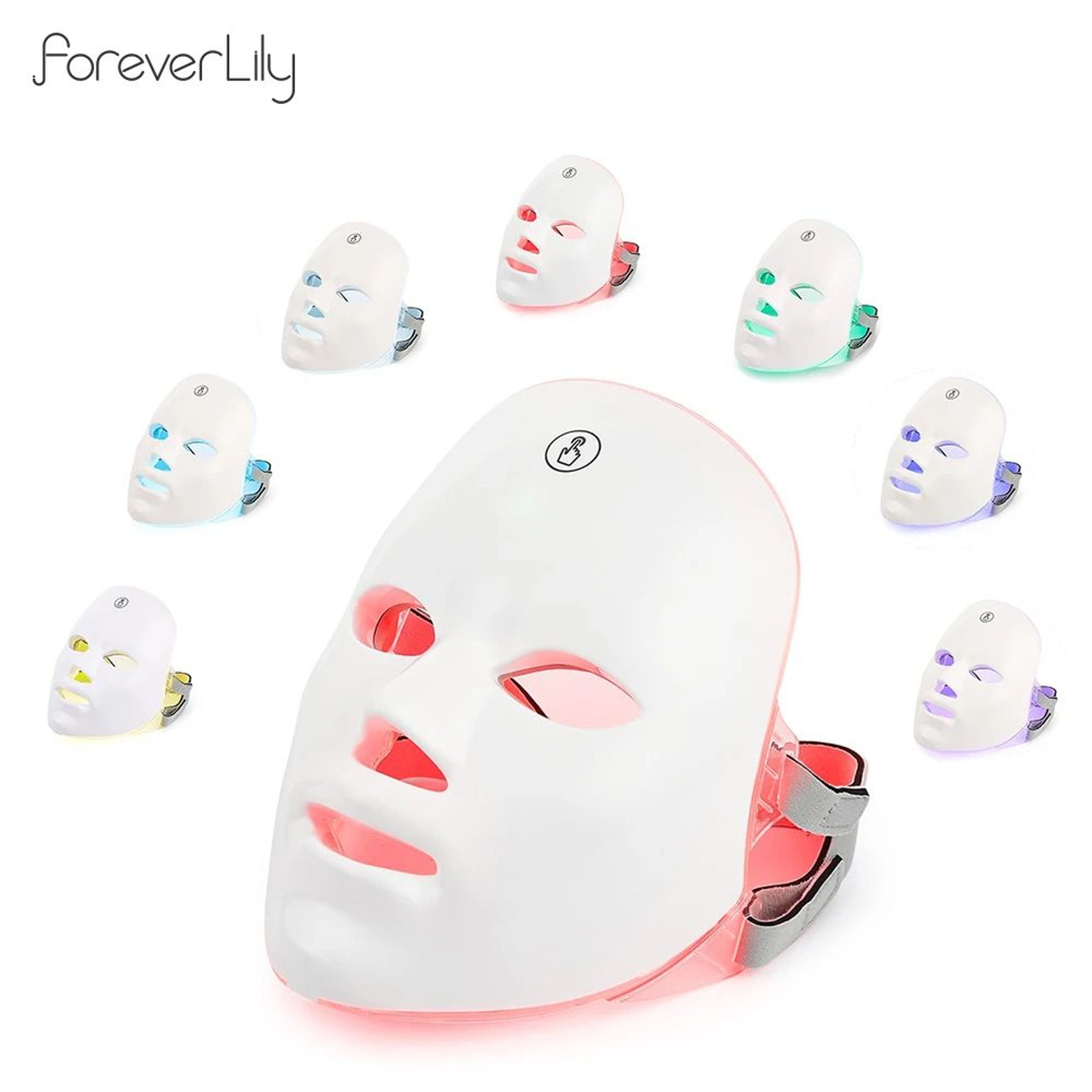 7 Color LED Photon Facial Mask Wireless Light Therapy Device 0