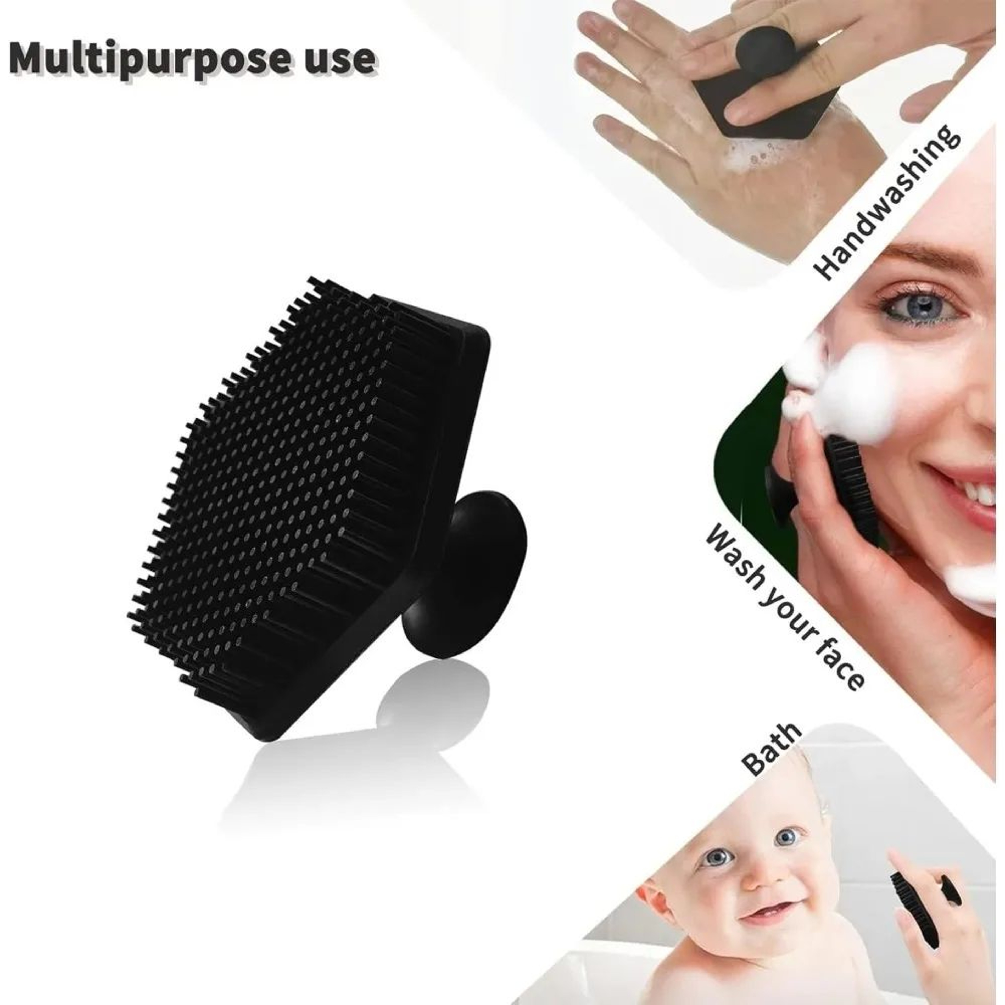 Silicone Facial Cleansing Brush Deep Clean Face Scrubber 0