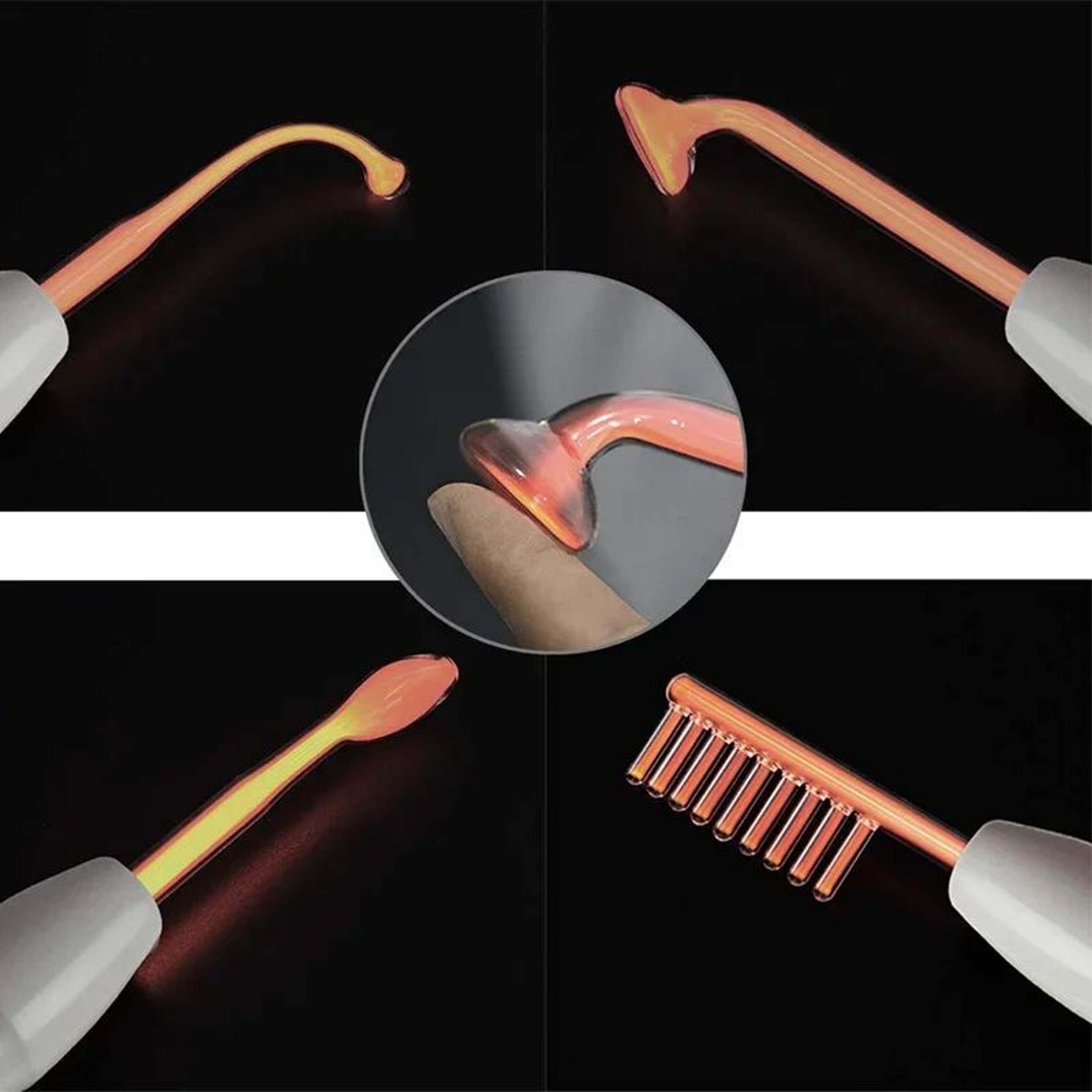 5 In 1 Darsonval High Frequency Facial Therapy Wand Kit 3
