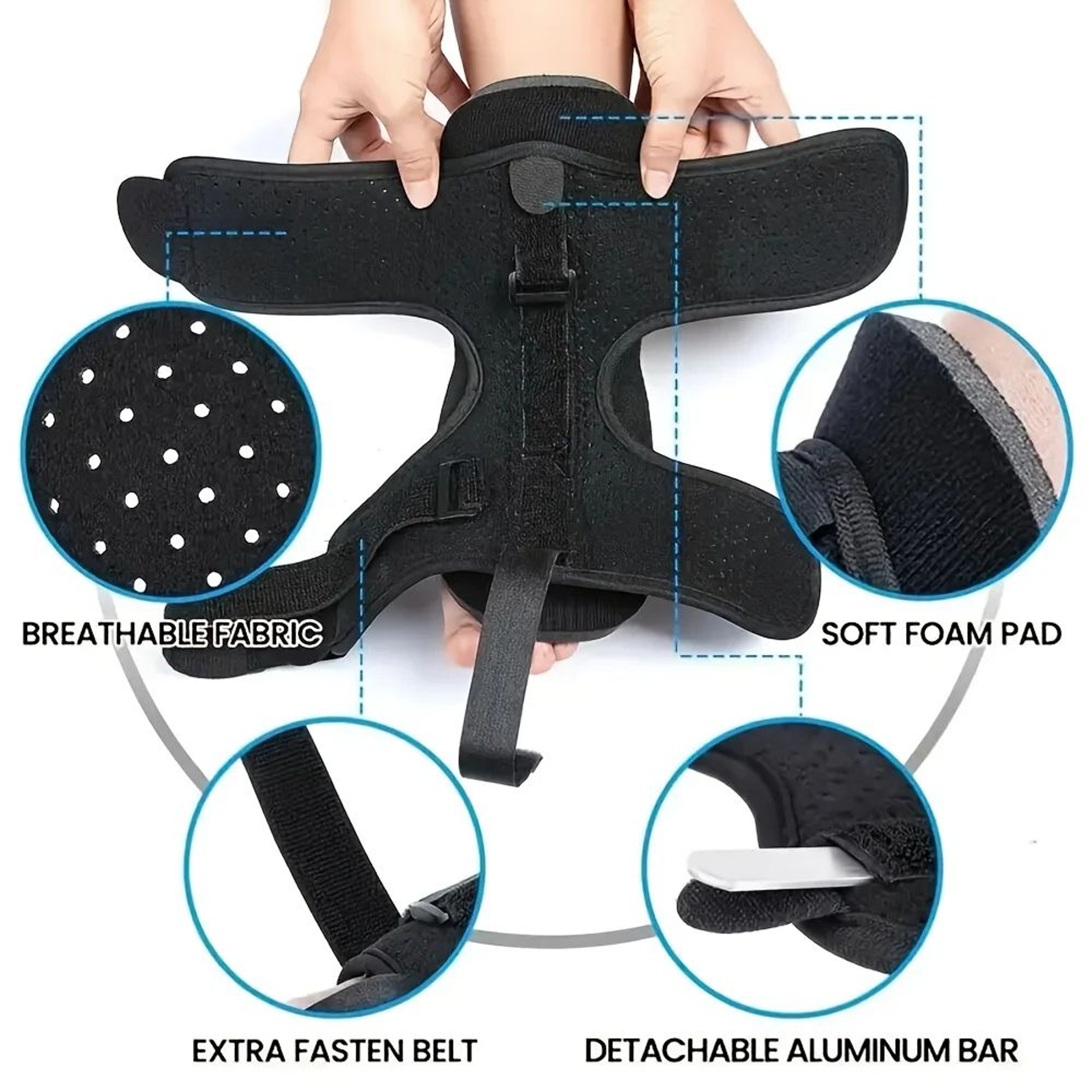 Adjustable Night Splint Foot Brace For Ankle And Foot Support 2