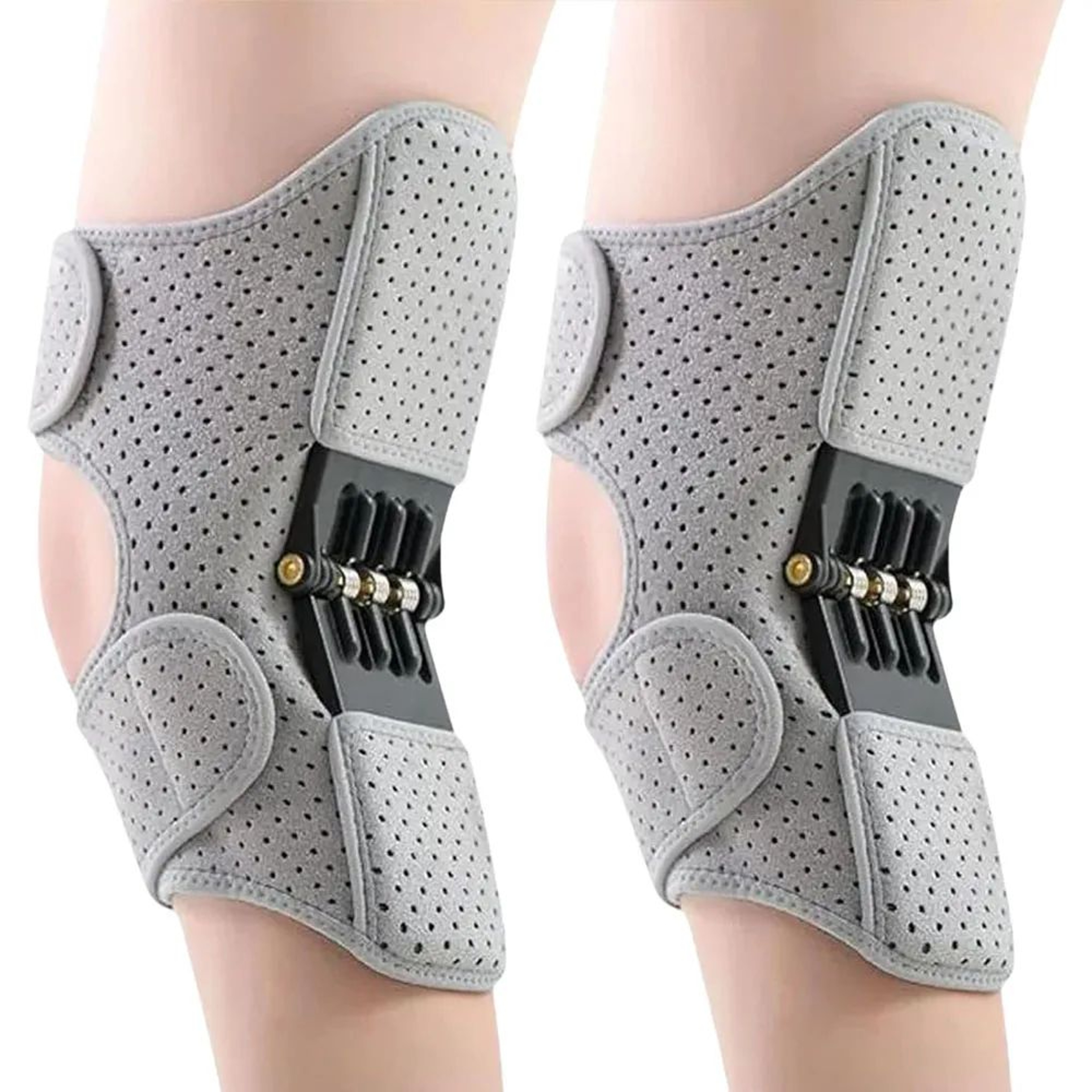 Adjustable Hinged Knee Brace With Patella Support 2 Pieces 6