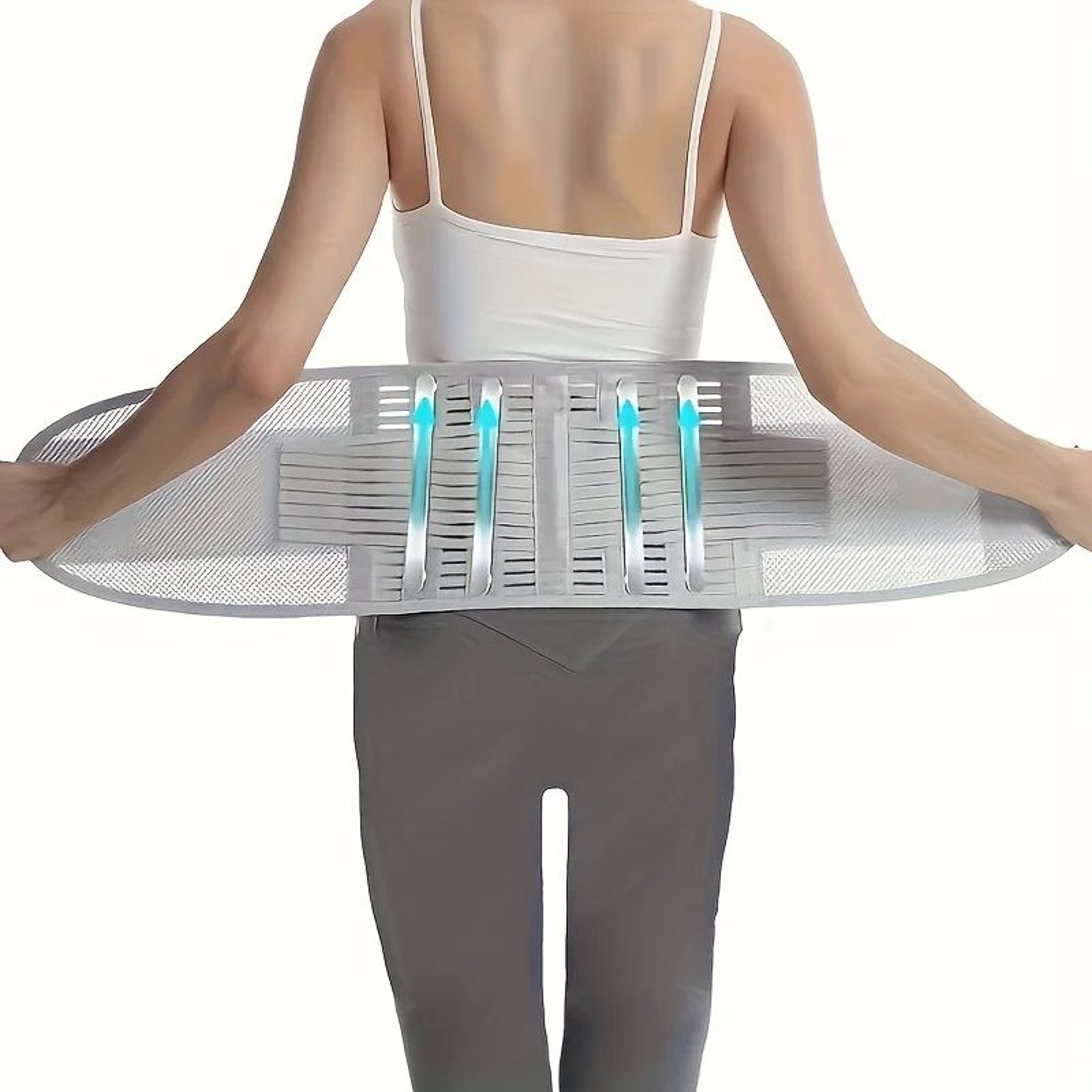 5 Reinforced Waist Support Belt With Breathable Mesh Back Panel 5