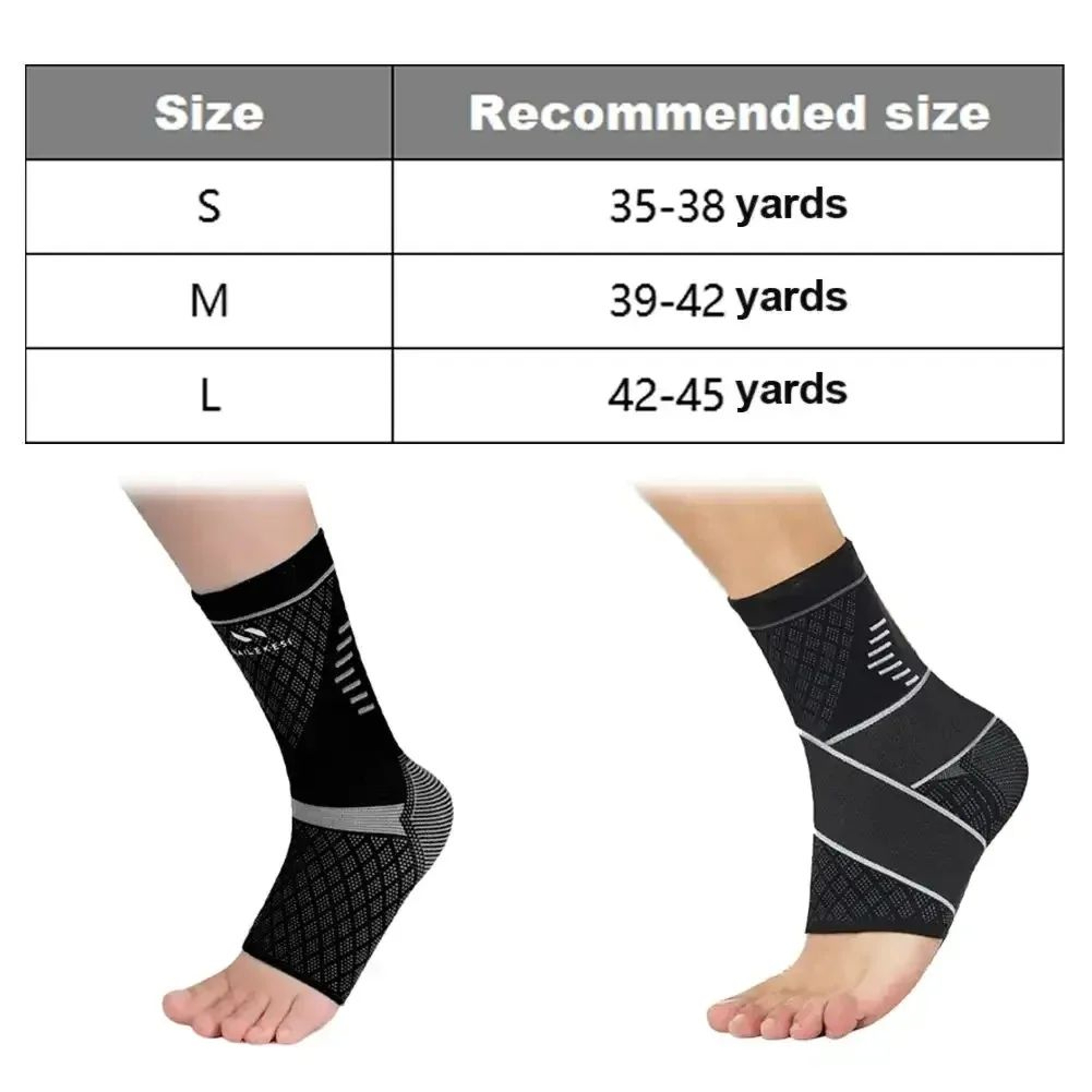 Adjustable Compression Ankle Brace Support Sleeve – view 10