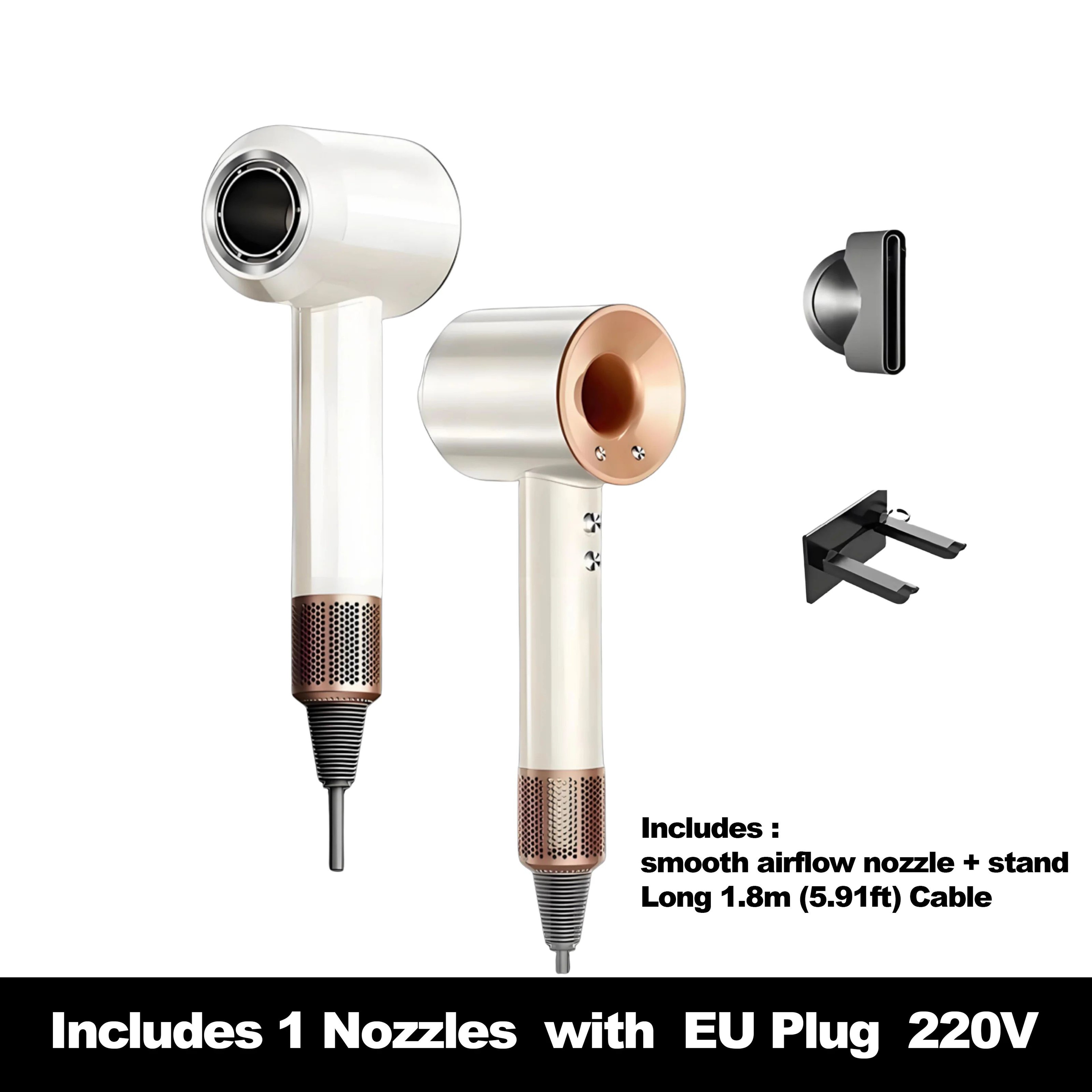 High Speed Negative Ion Hair Dryer With Multi Nozzles 12