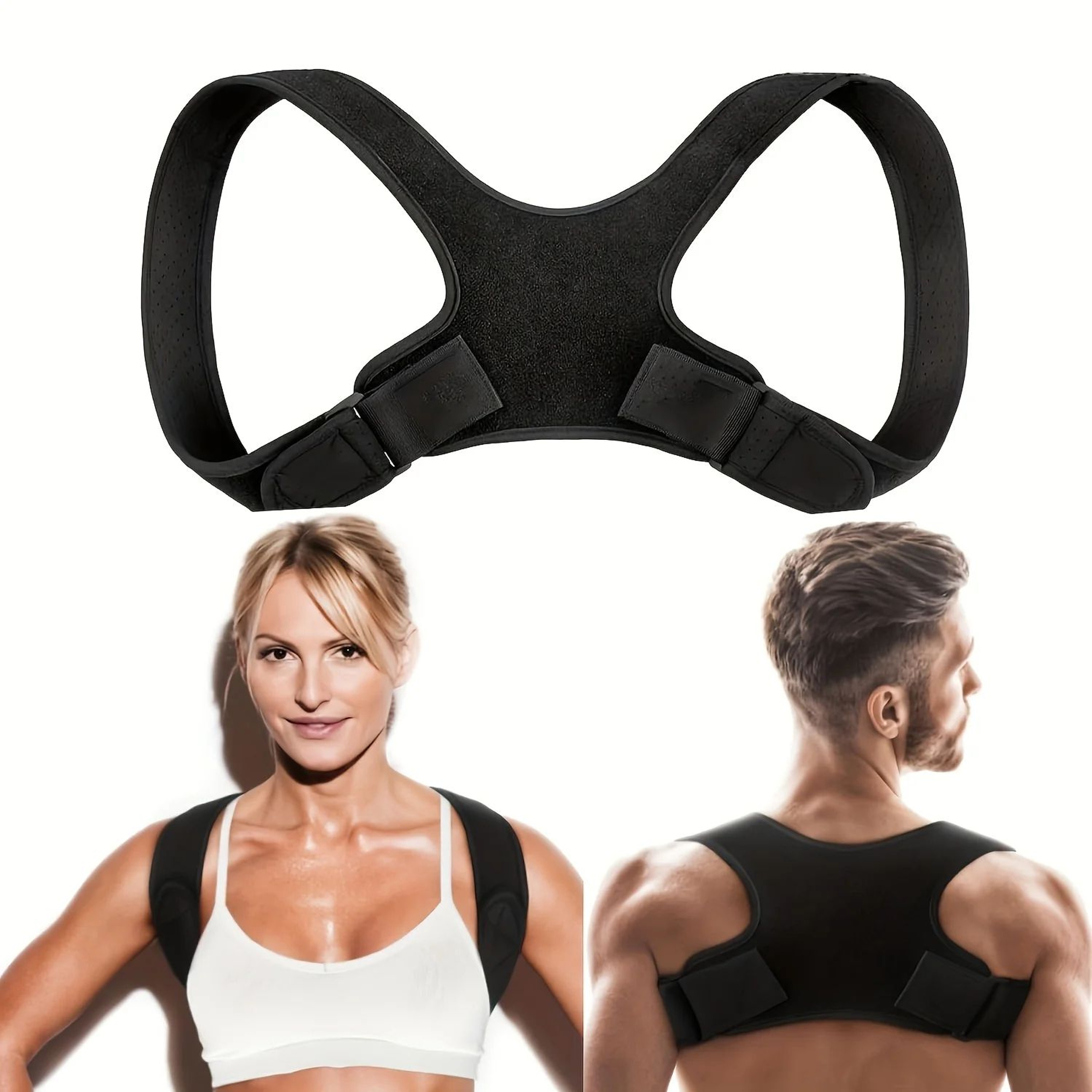 Adjustable Breathable Posture Corrector Back Support Belt 4