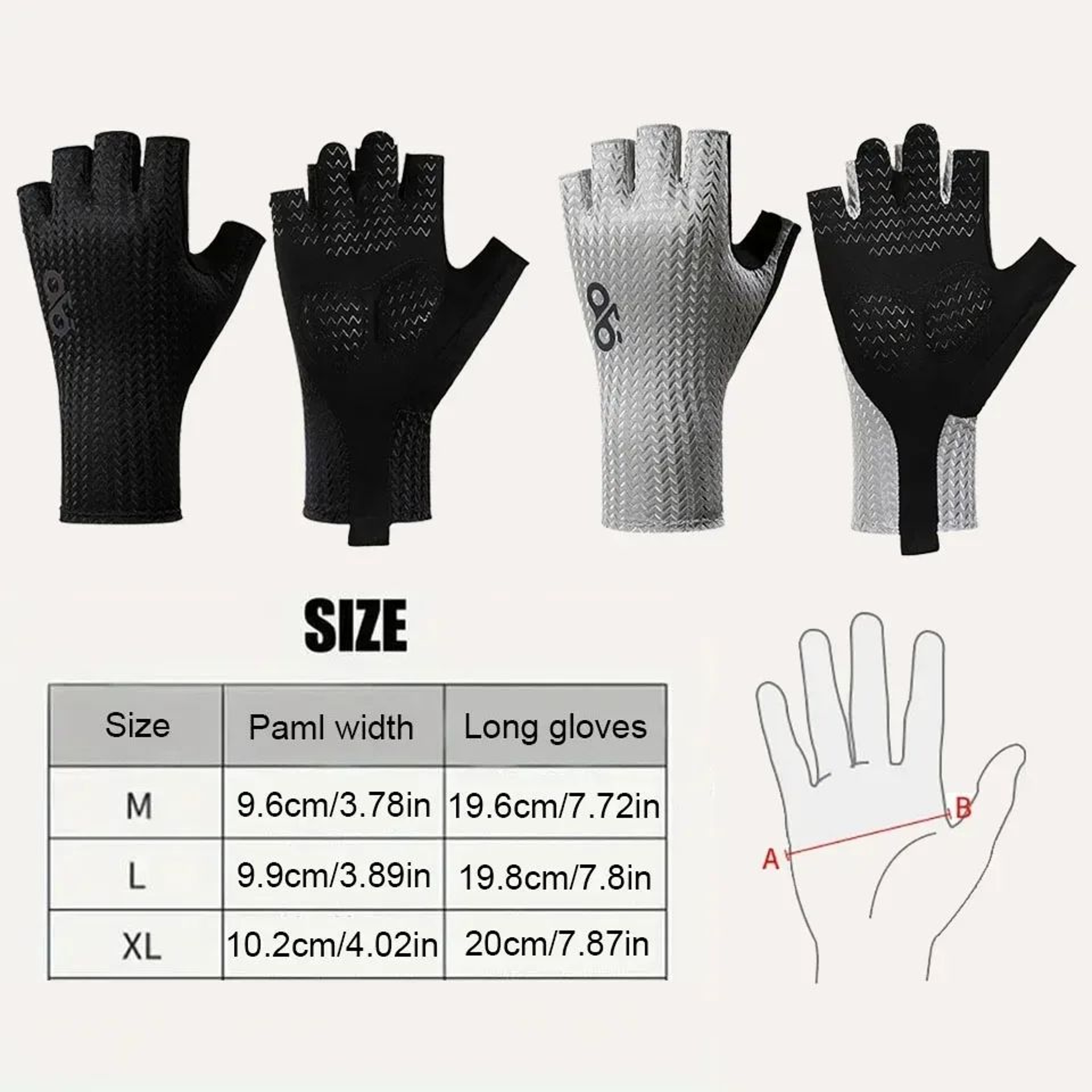 Breathable Half Finger Cycling Gloves with Anti Slip Grip – view 6