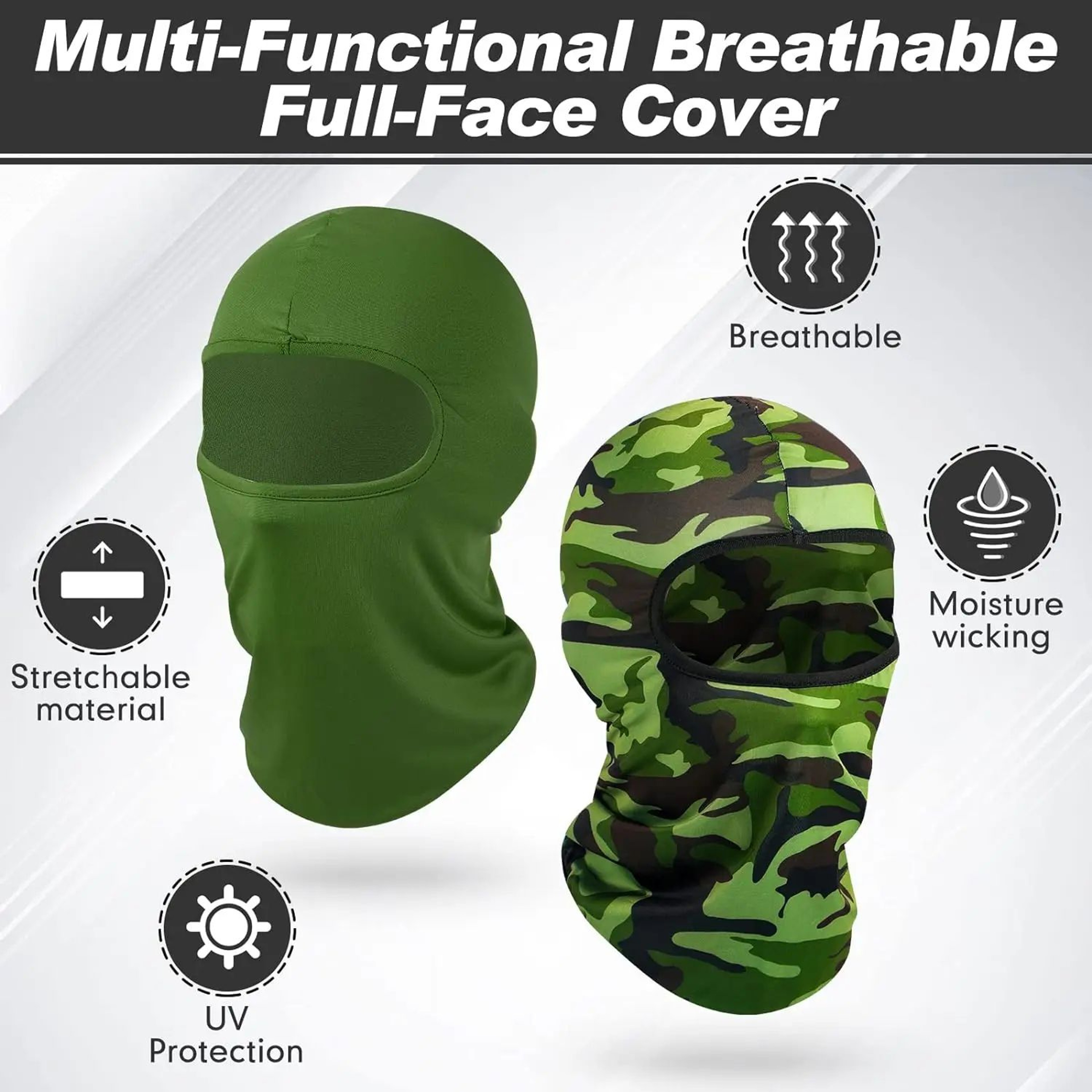 UV Protection Balaclava Full Face Mask Helmet Liner 2